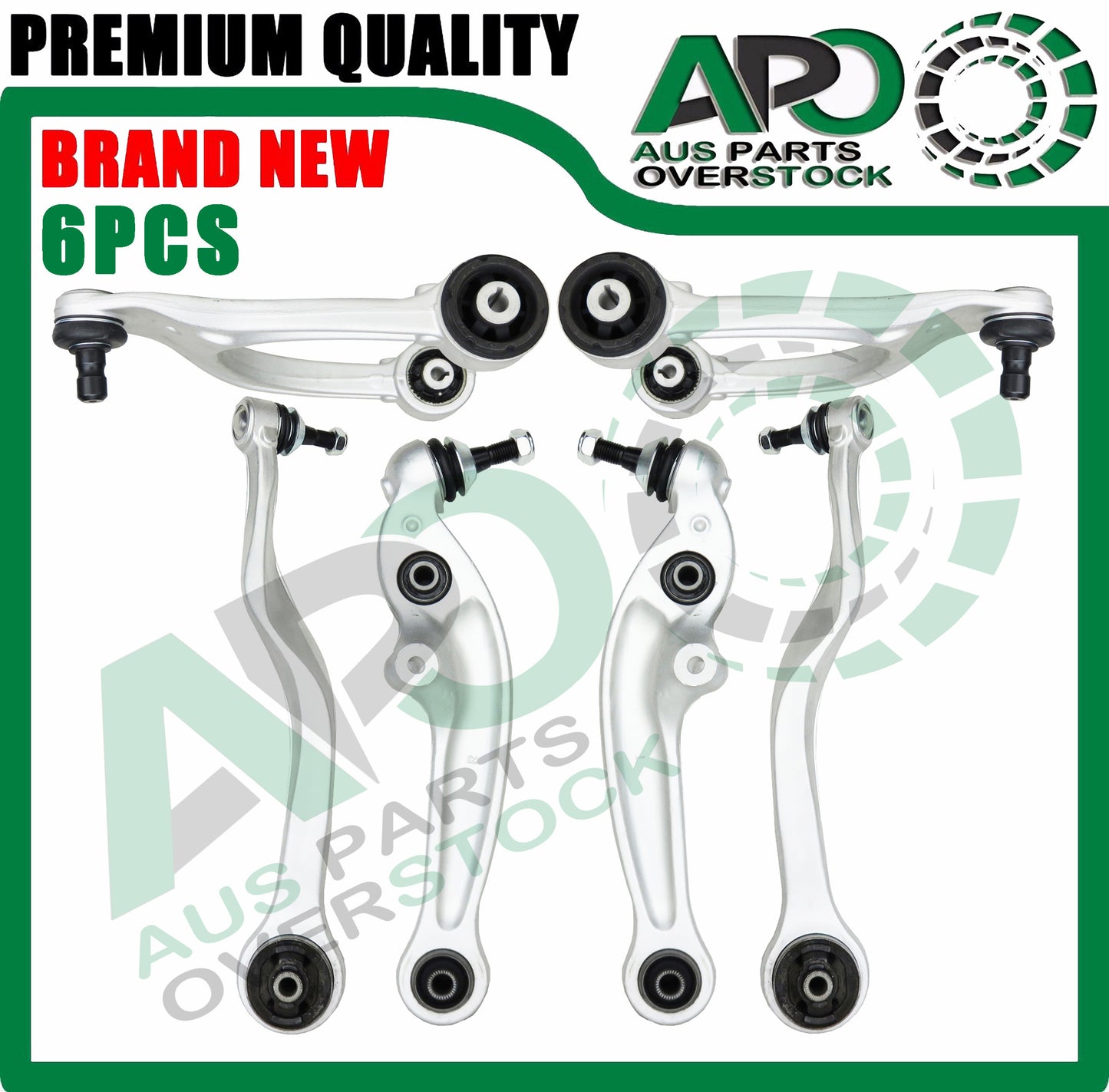 Front Uppper Lower Control Arms For FORD FALCON FG G6E XR6 XR8 XT 6PCS