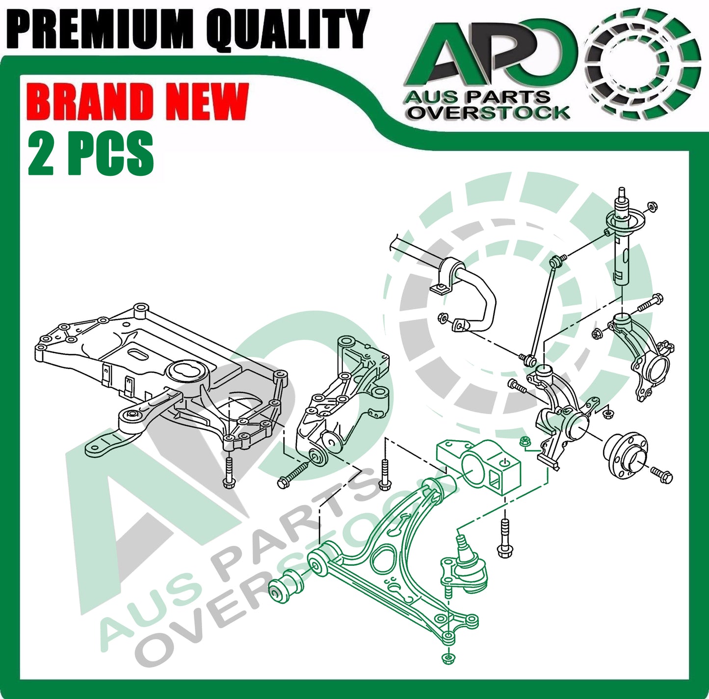 Front Lower Right & Left Control Arms & Ball Joints Assembly For SKODA OCTAVIA 1Z3 1Z5 2004-On