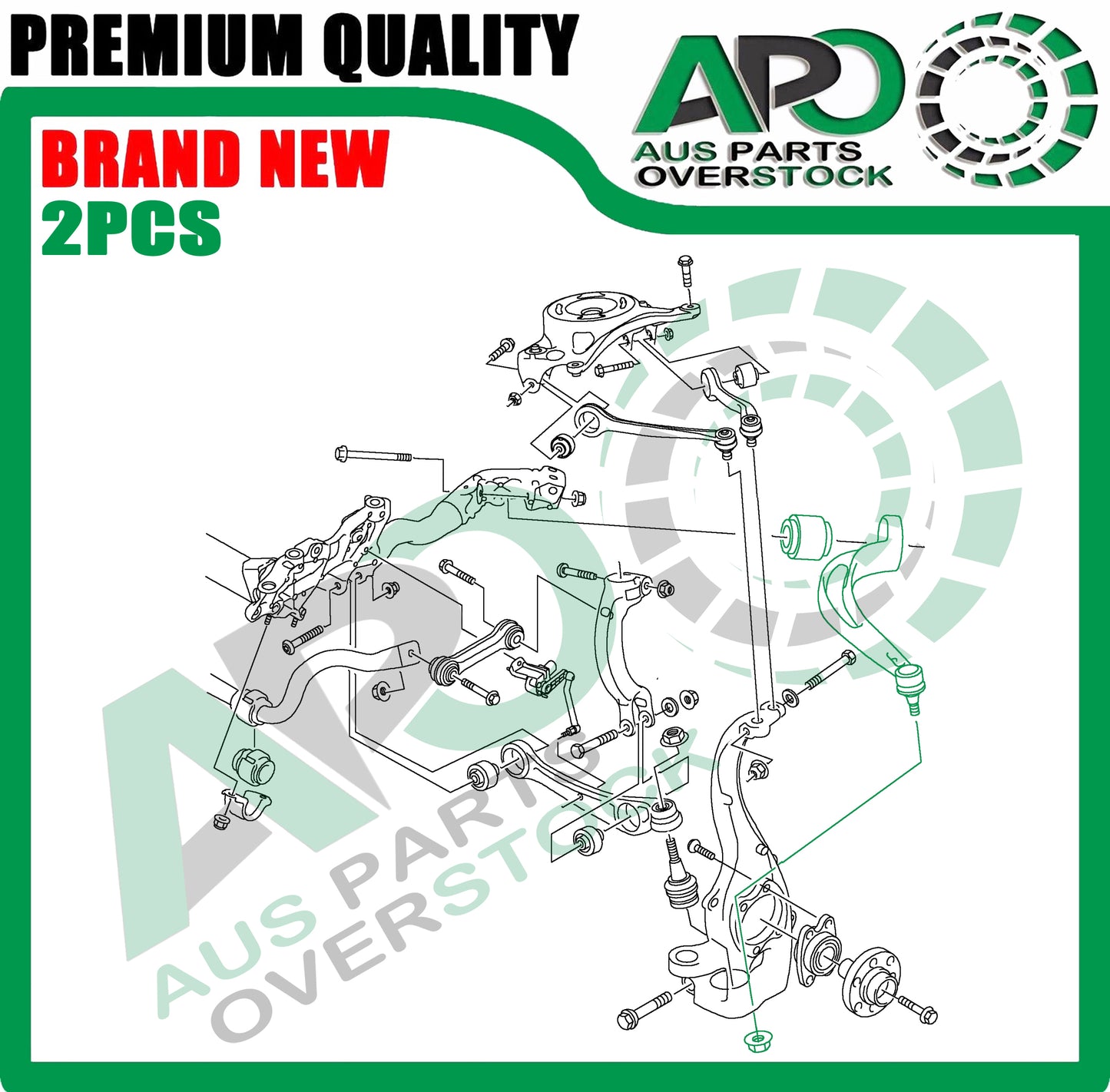 Front Lower Right Left Curved Control Arms & Ball Joints For Audi A5 B8 8T3 8F7