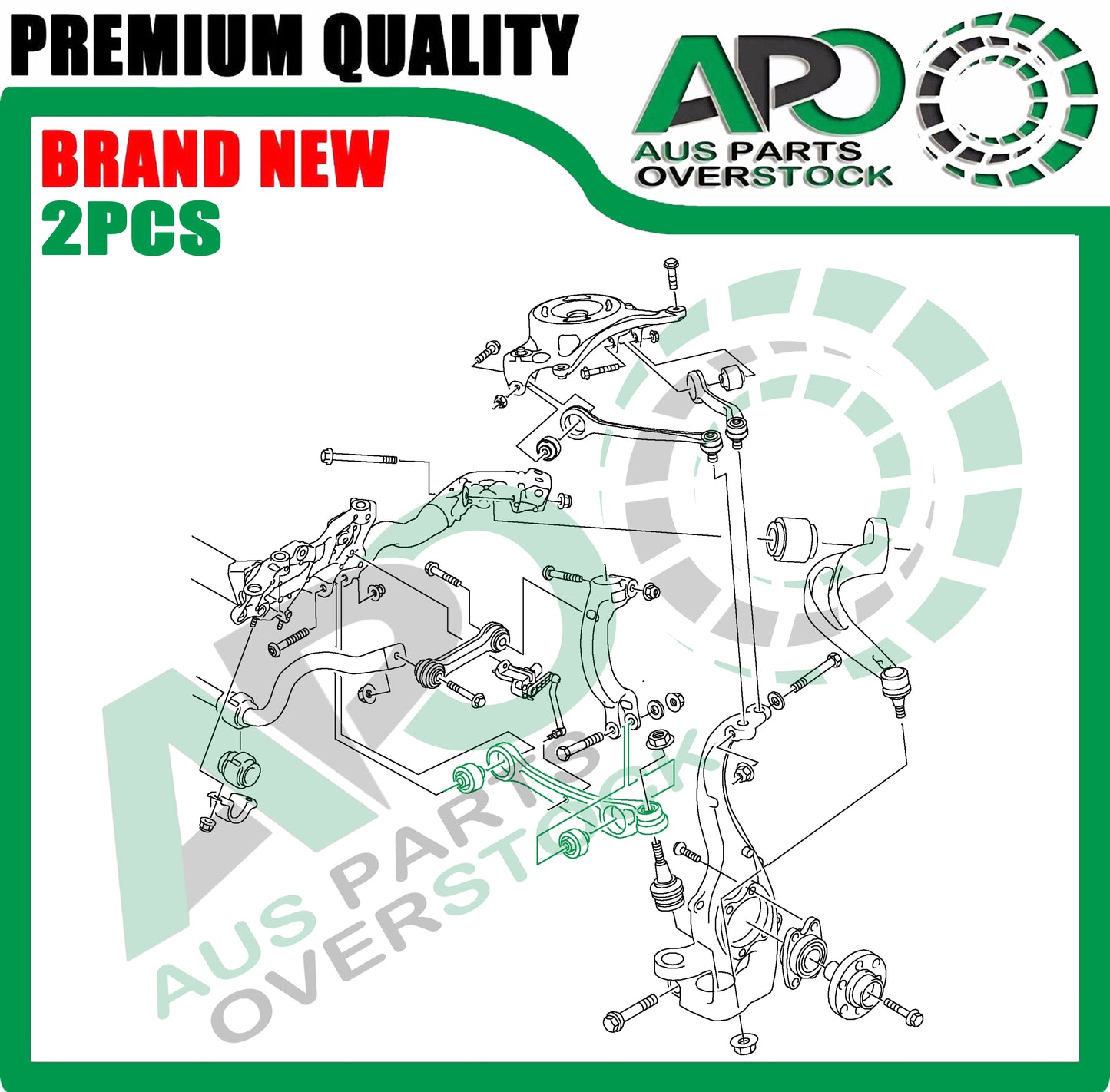 Front Lower Right Left Straight Control Arms For Audi Audi Q5 8RB