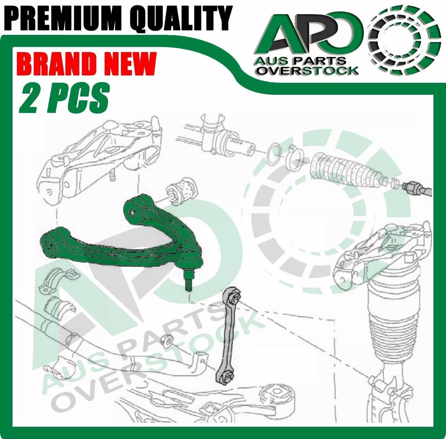 Front Upper Right Left Control Arms Assembly for Volkswagen TOUAREG 7LA 7L6 7L7