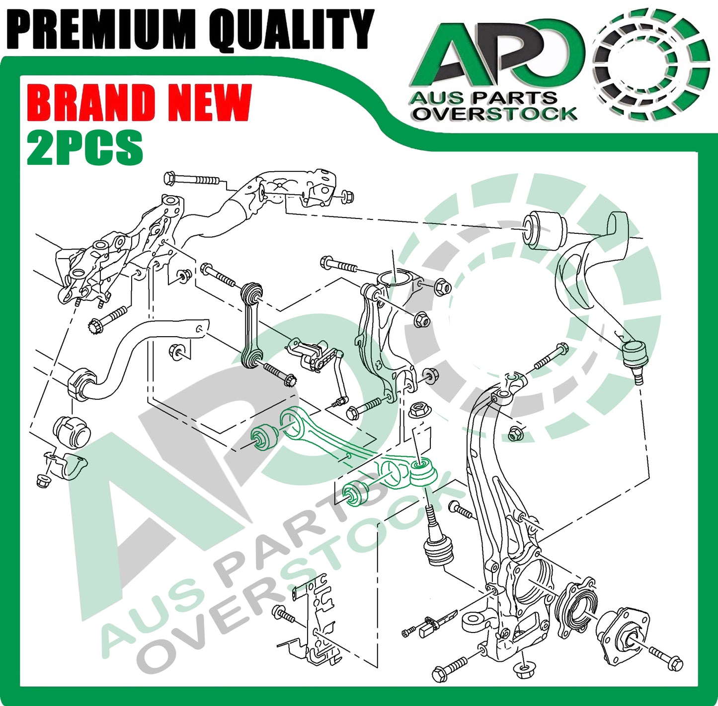 Front Lower Right Left Straight Control Arms Audi A5 S5 F53 F5A F57