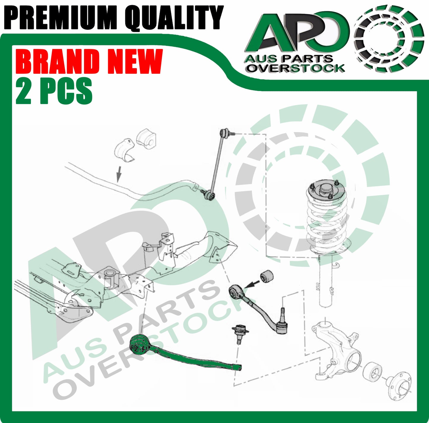 Front Lower Left & Right Control Arms for BMW X3 E83 2004-2010
