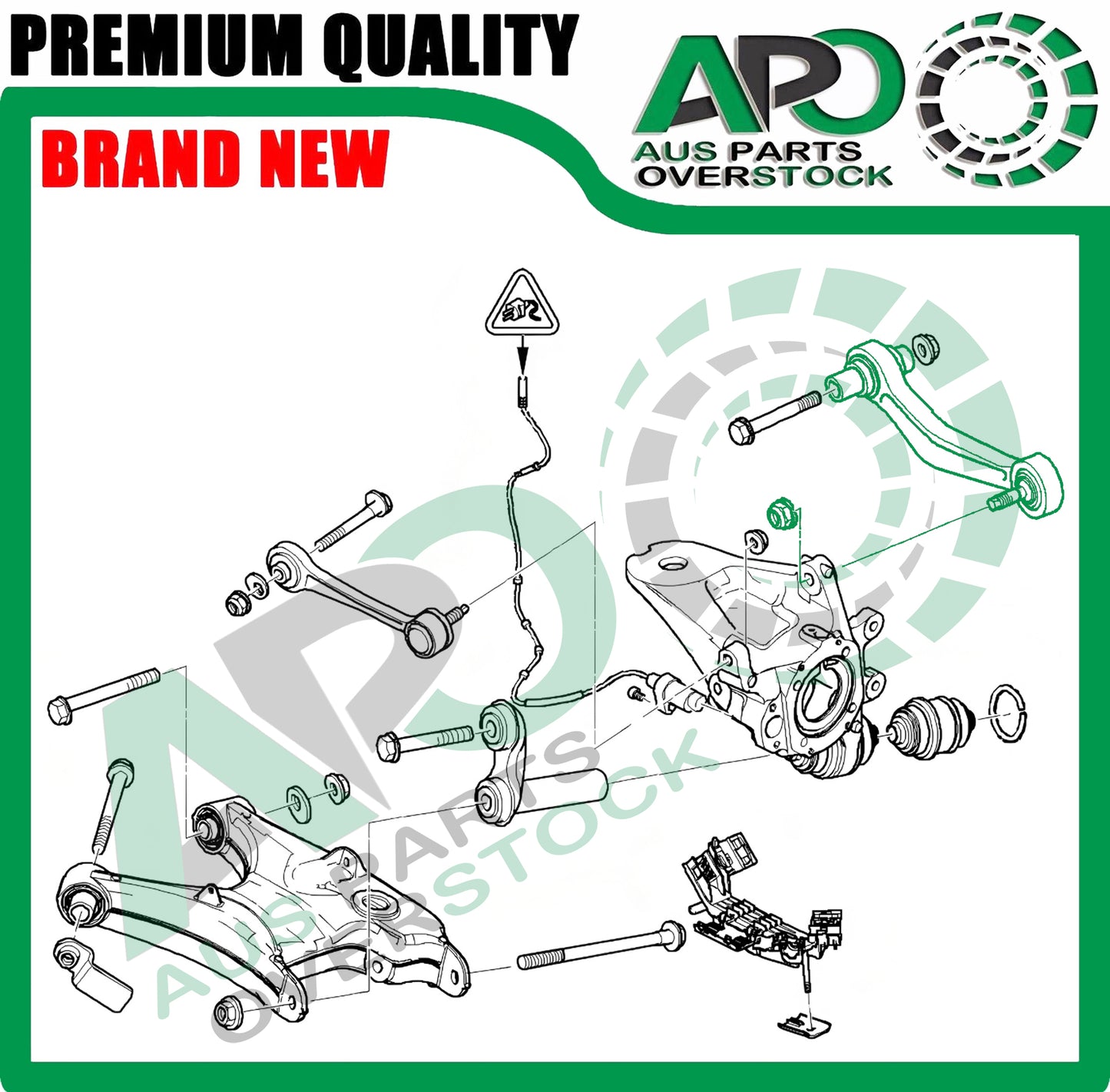 Rear Lower Rear Right & Left Control Arm & Ball Joint FOR BMW X5 E53 2000-2006