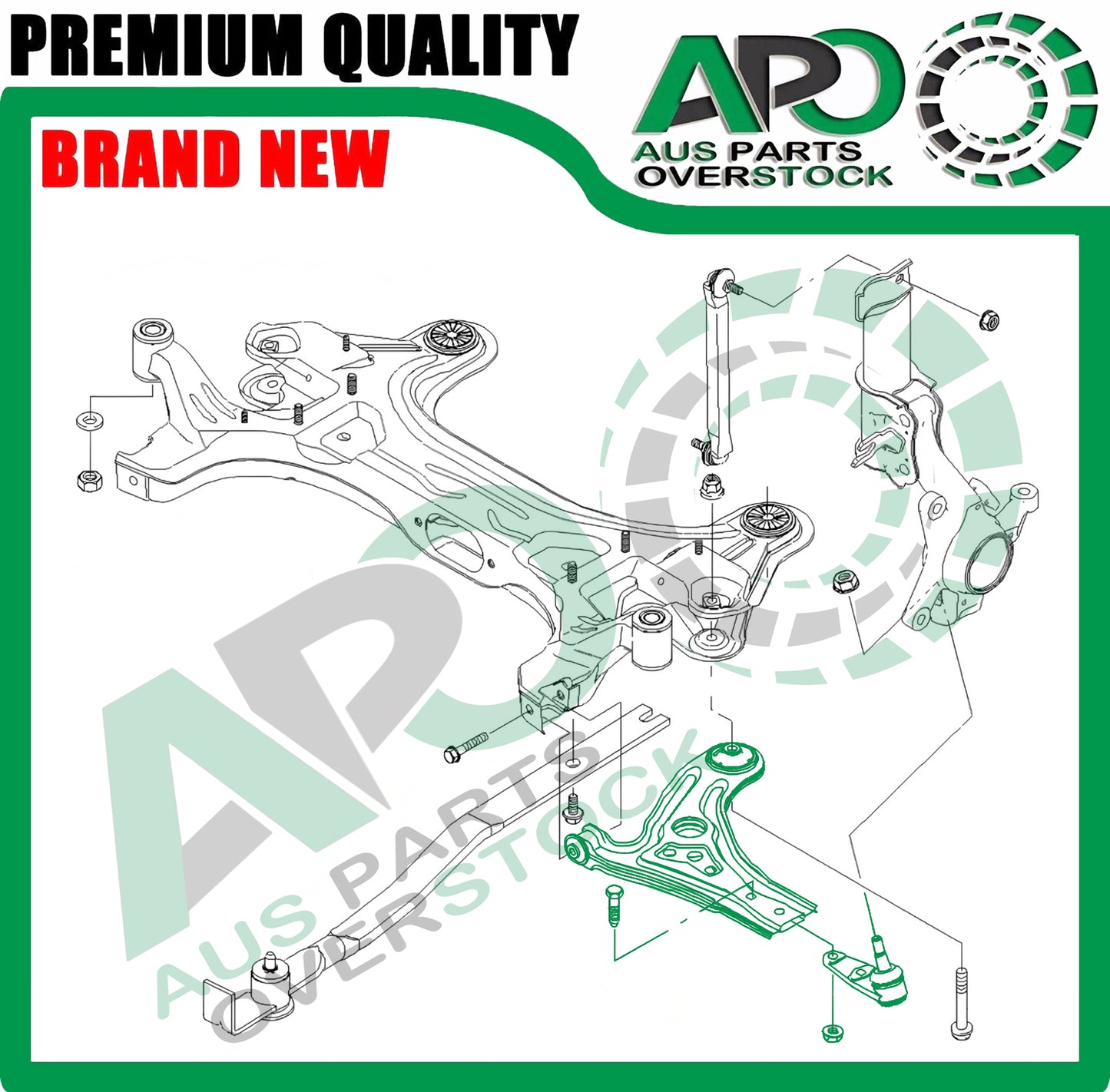 Front Lower Left& Right Control Arm & Ball Joint For Holden Barina TK 2006-2011