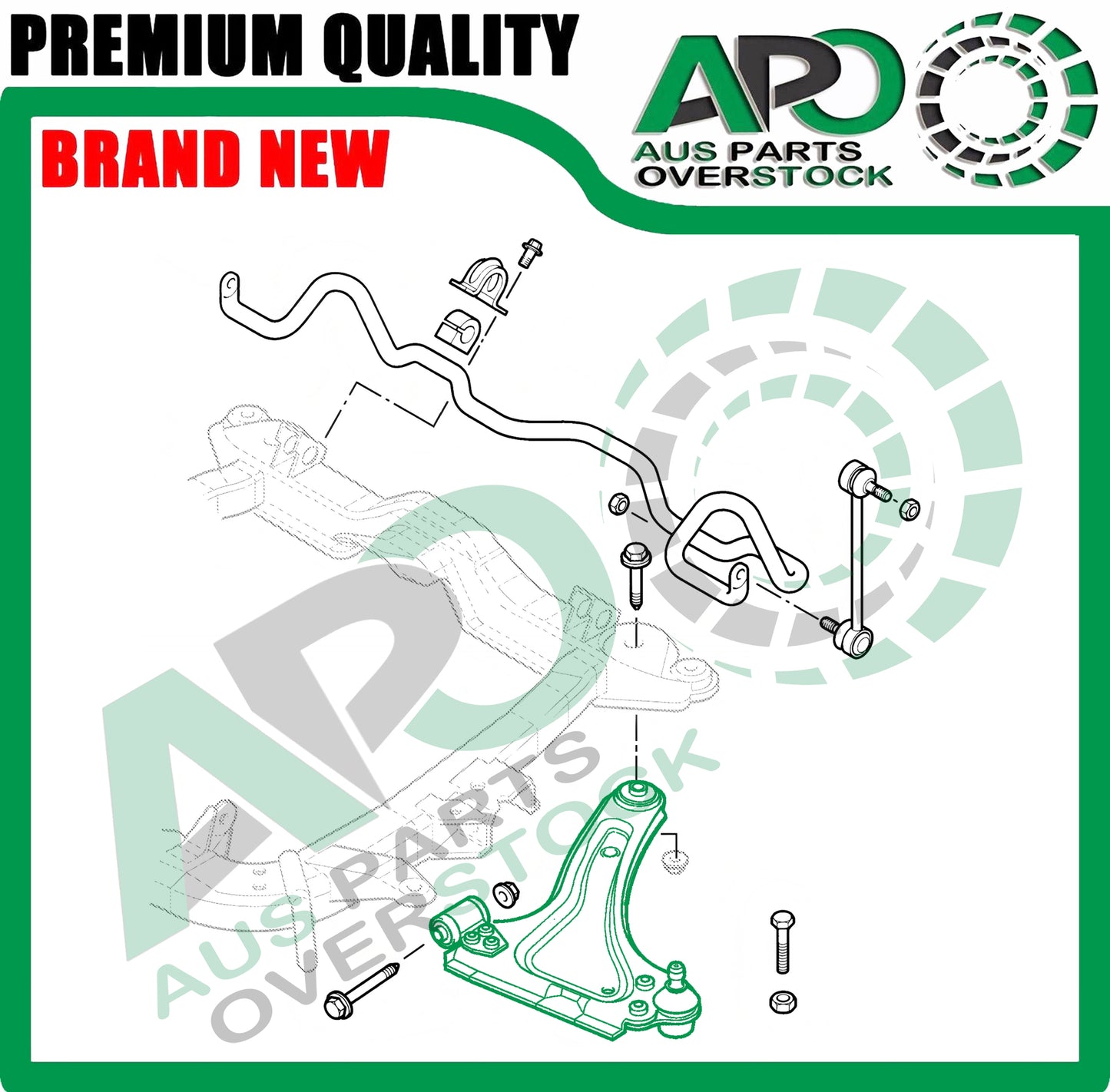 Front Lower Left & Right Control Arm & Ball Joint For HOLDEN Combo VAN 2002-2012