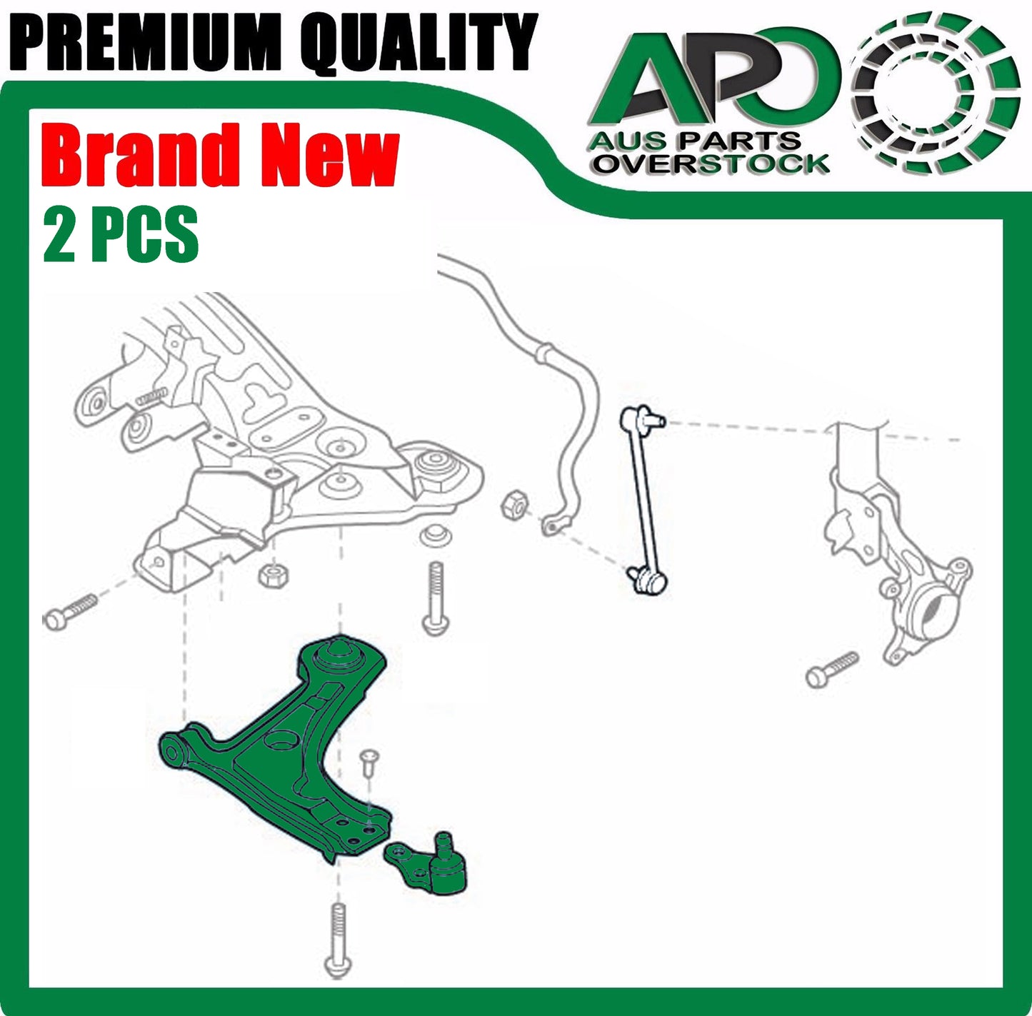 Front Lower Left & Right Control Arm & Ball Joint For DAEWOO LACETTI 2003-2004