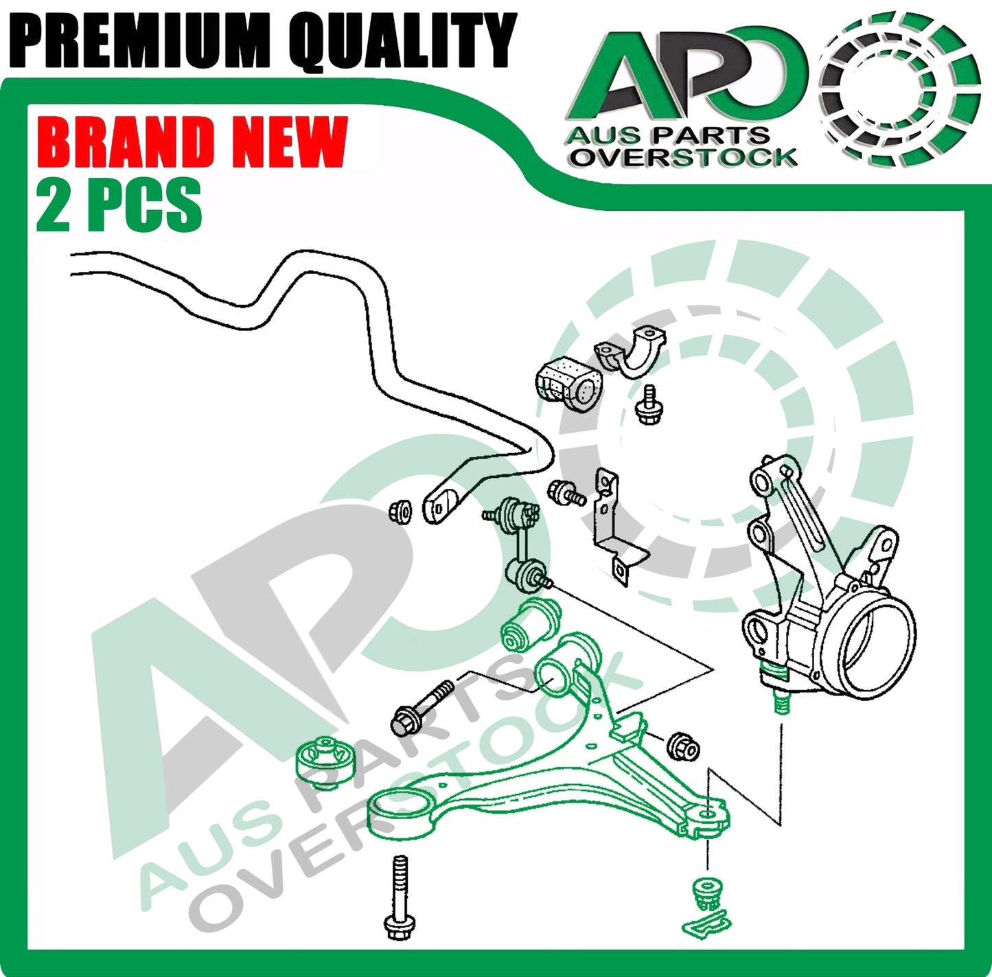 Front Lower Left Right Control Arms Ball & joint for Honda Civic EU 2000-2006