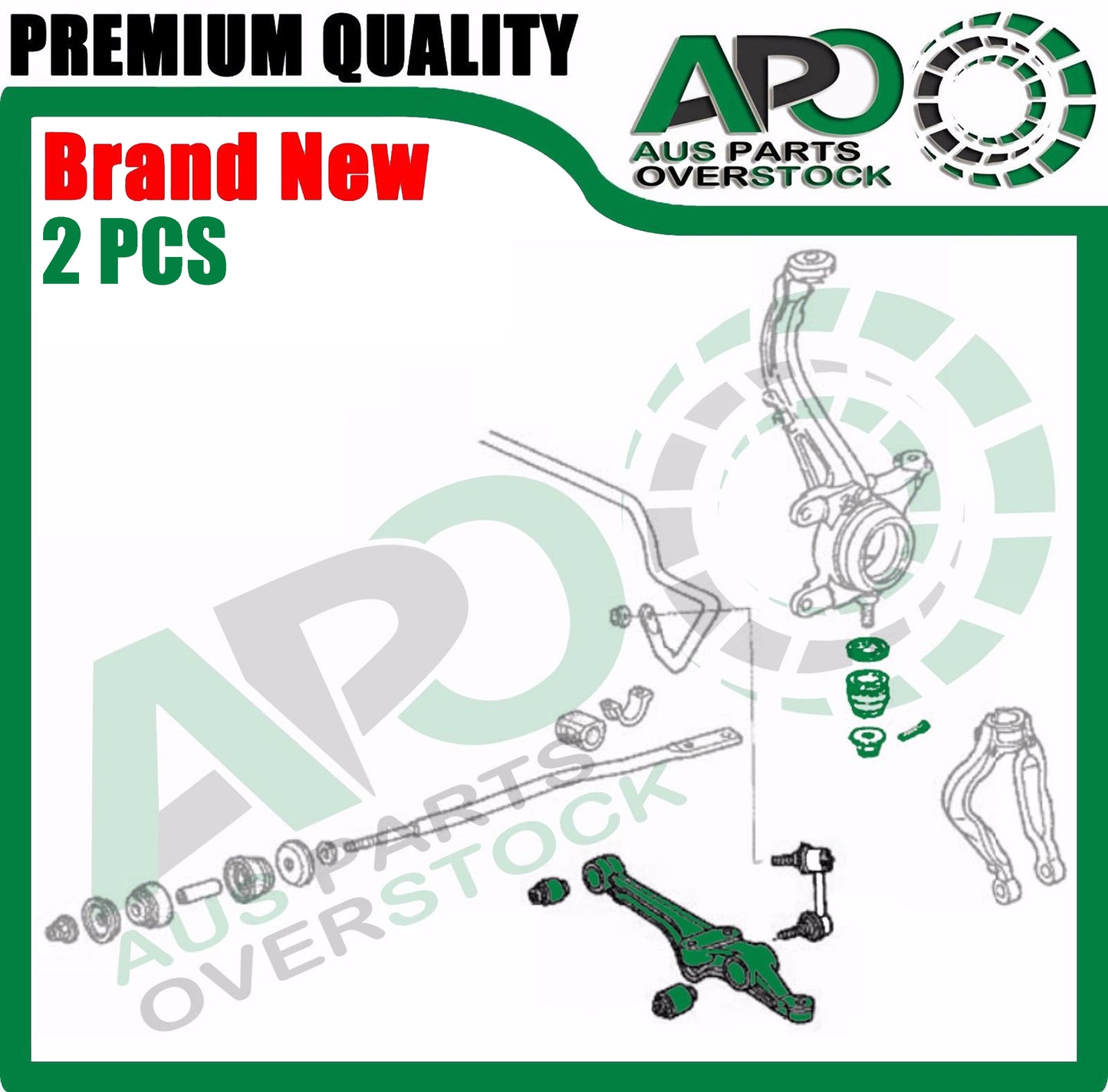 Front Lower Left Right Control Arms + Ball Joint for Honda Odyssey R6 R8 2000-2004