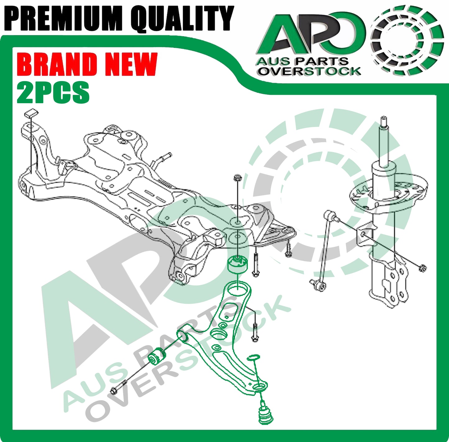 Front Lower Left Right Control Arms Ball Joints for HYUNDAI Elantra MD 2010-2015