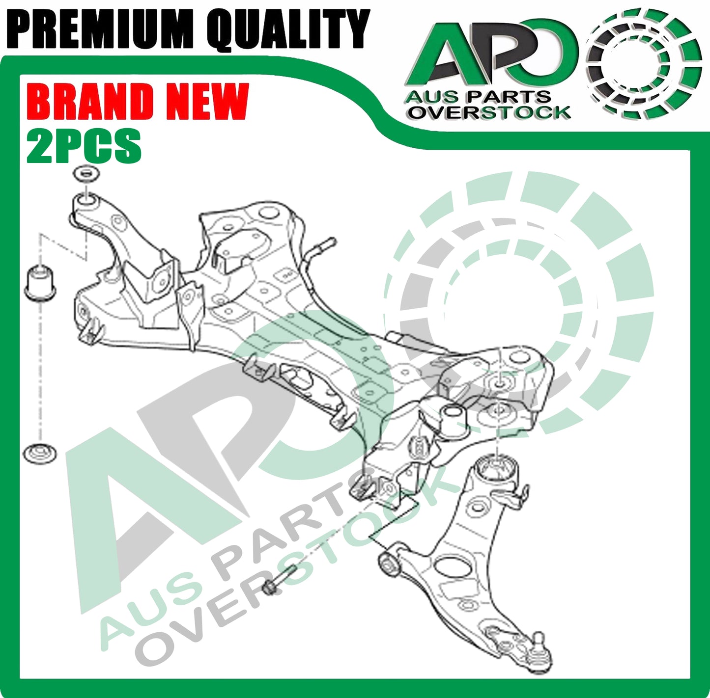 Front Lower Right & Left Control Arm Pair for HYUNDAI Santa Fe DM 2012-2018