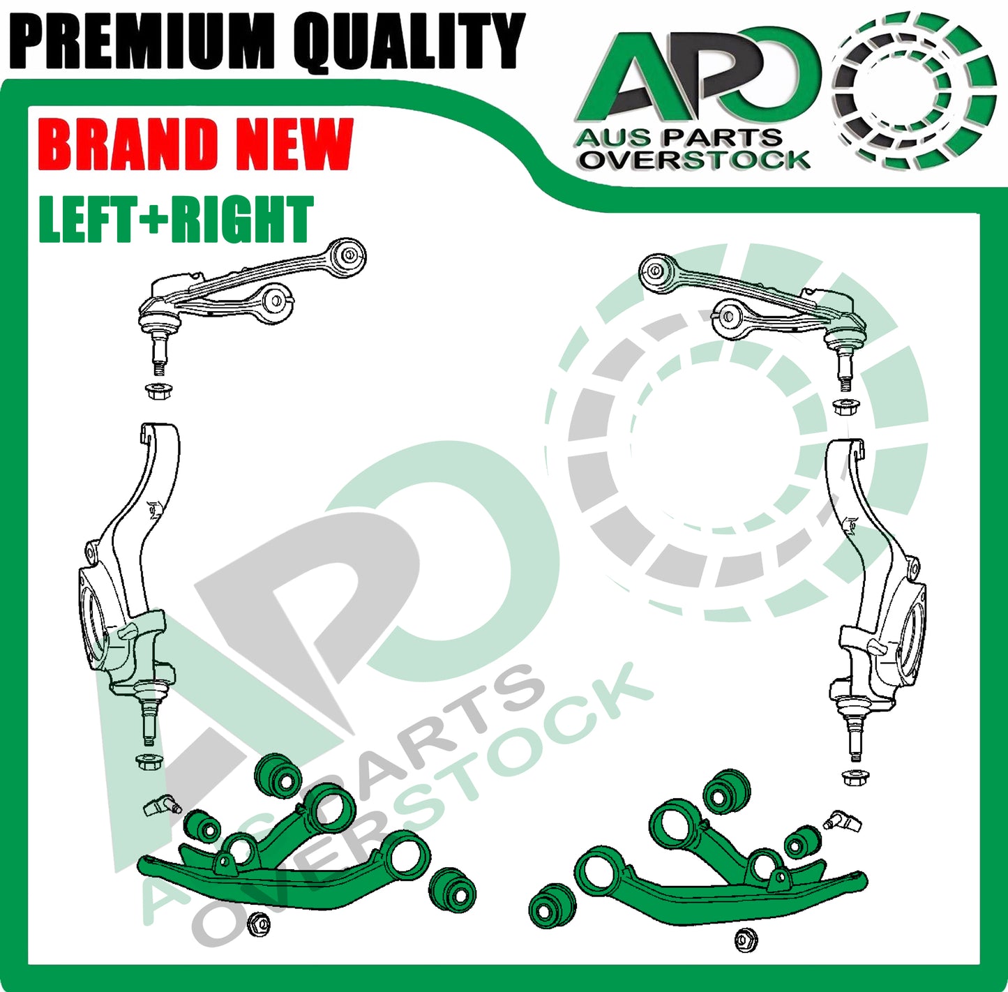 Front Lower Left Right Control Arms For JEEP CHEROKEE KJ 9/2001-2007
