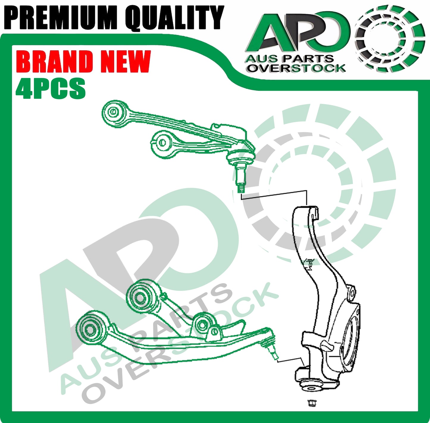 Front Lower Upper Left Right Control Arm Ball Joint For JEEP CHEROKEE KK 2008-2012