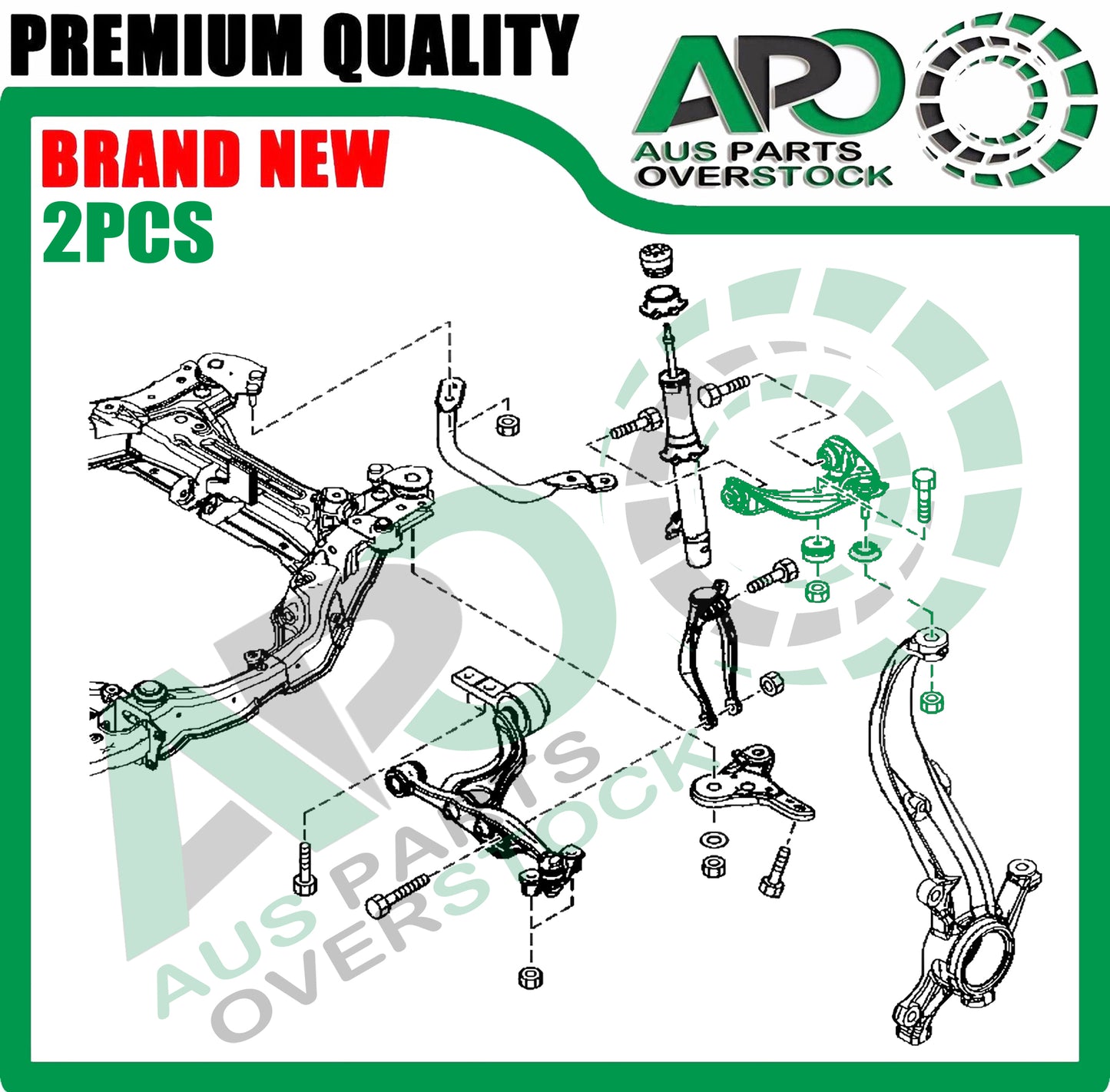Front Upper Left & Right Control Arms & Ball Joints for MAZDA 6 GH 2008-On