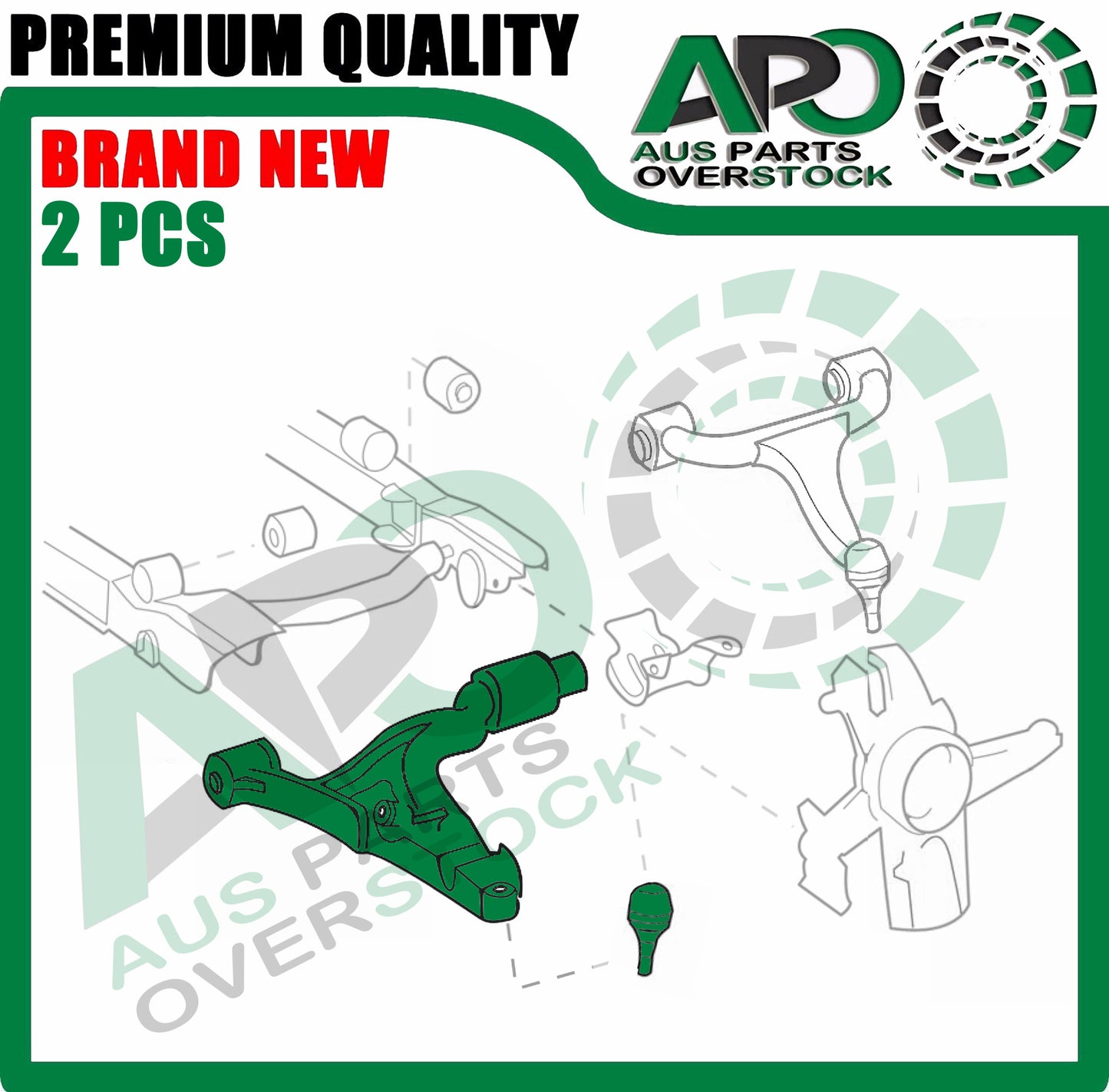 Front Lower Left Right Control Arms Ball Joints For MERCEDES ML W163 1998-2005