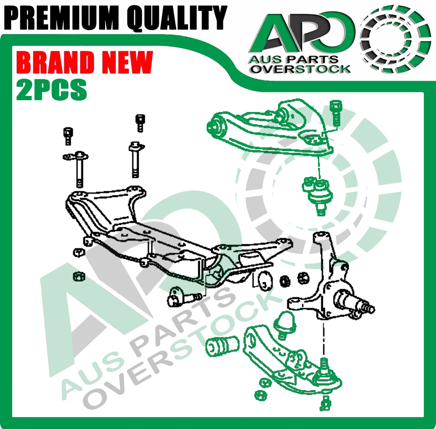 Front Upper Lower Left Right Control Arm & Ball Joint for MITSUBISHI L300 SH SJ 1986-2005