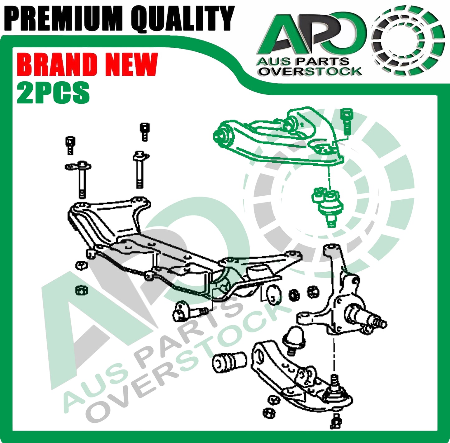 Front Upper Left Right Control Arm & Ball Joint for MITSUBISHI L300 SH SJ 1986-2005