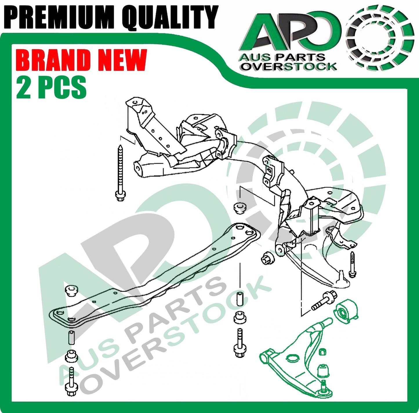 Rear Upper Control Arms With Bush a pair for MITSUBISHI Lancer CC CE 1989-02