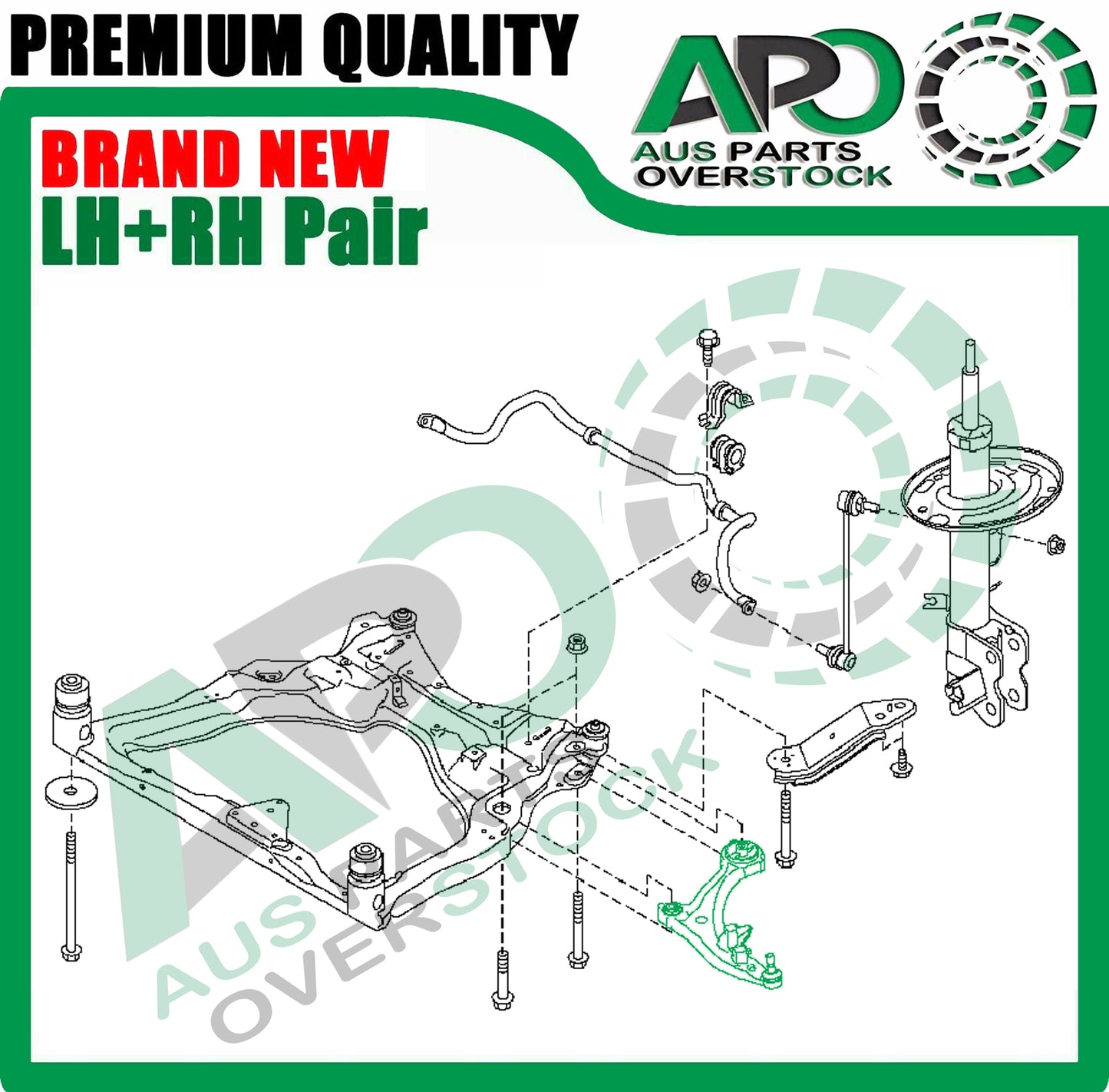 Front Lower Control Arm Left & Right for NISSAN Murano Z51 2009-2014