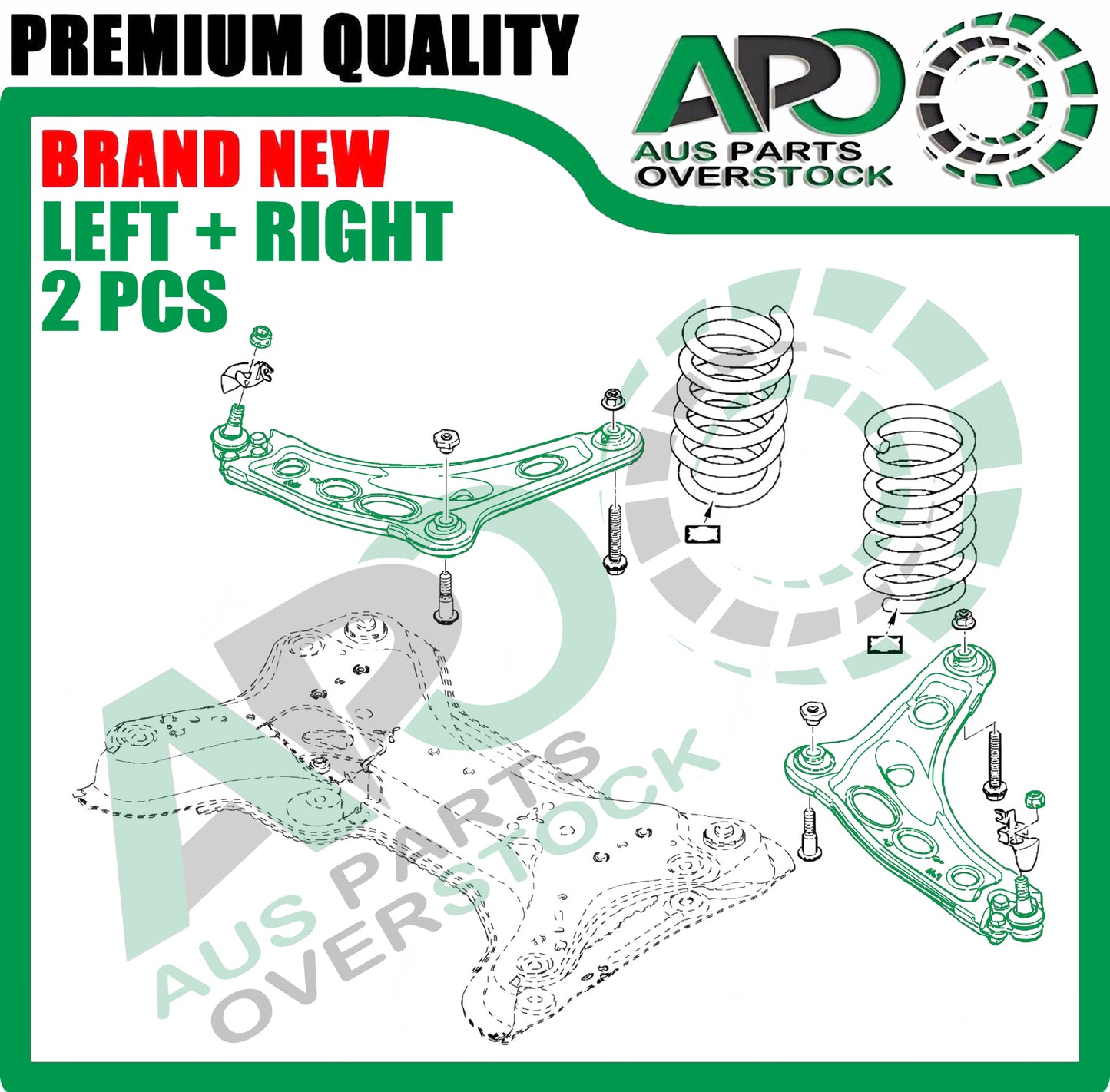 Front Lower Left & Right Control Arms for RENAULT TRAFIC II X83 2001-2015