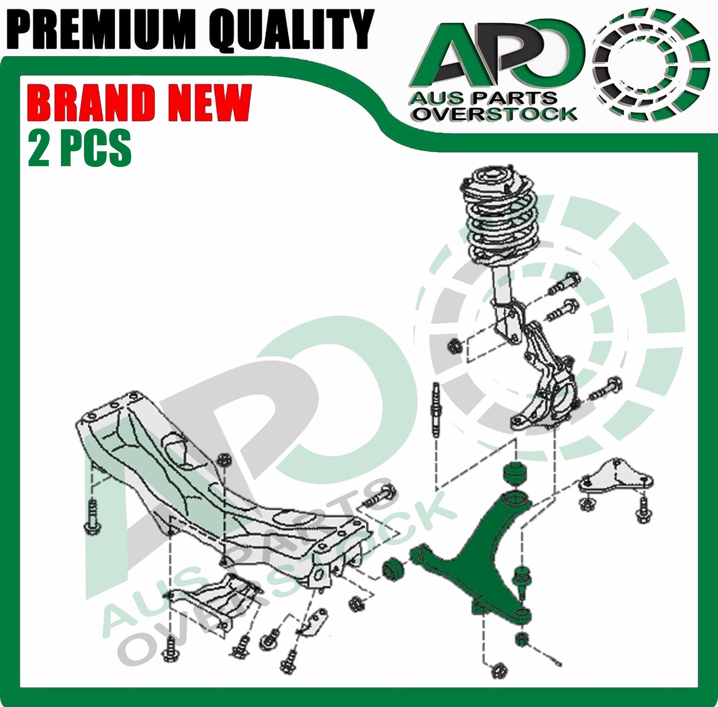 Front Lower Left & Right Control Arms Pair For SUBARU TRIBECA B9 2006-On