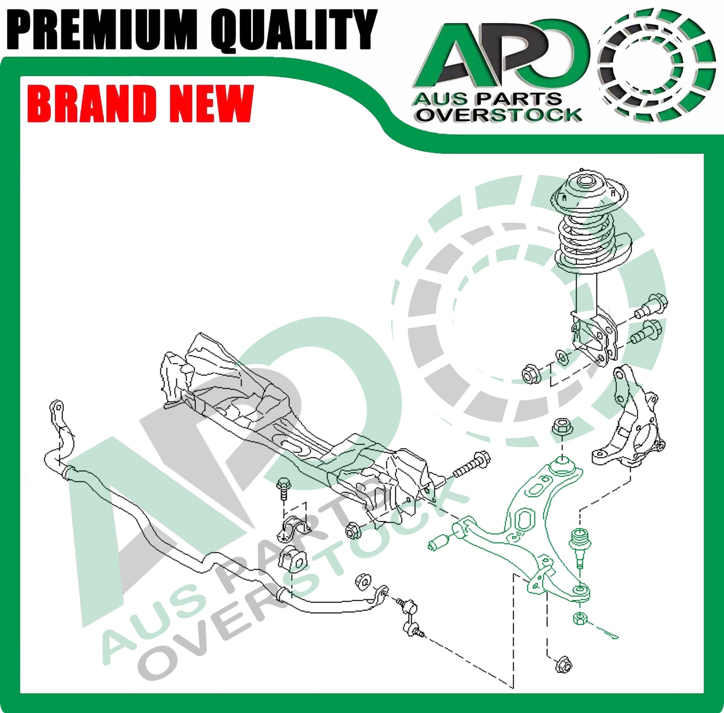 Front Lower Left & Right Control Arms For SUBARU LIBERTY / OUTBACK BM BR 2009-2014