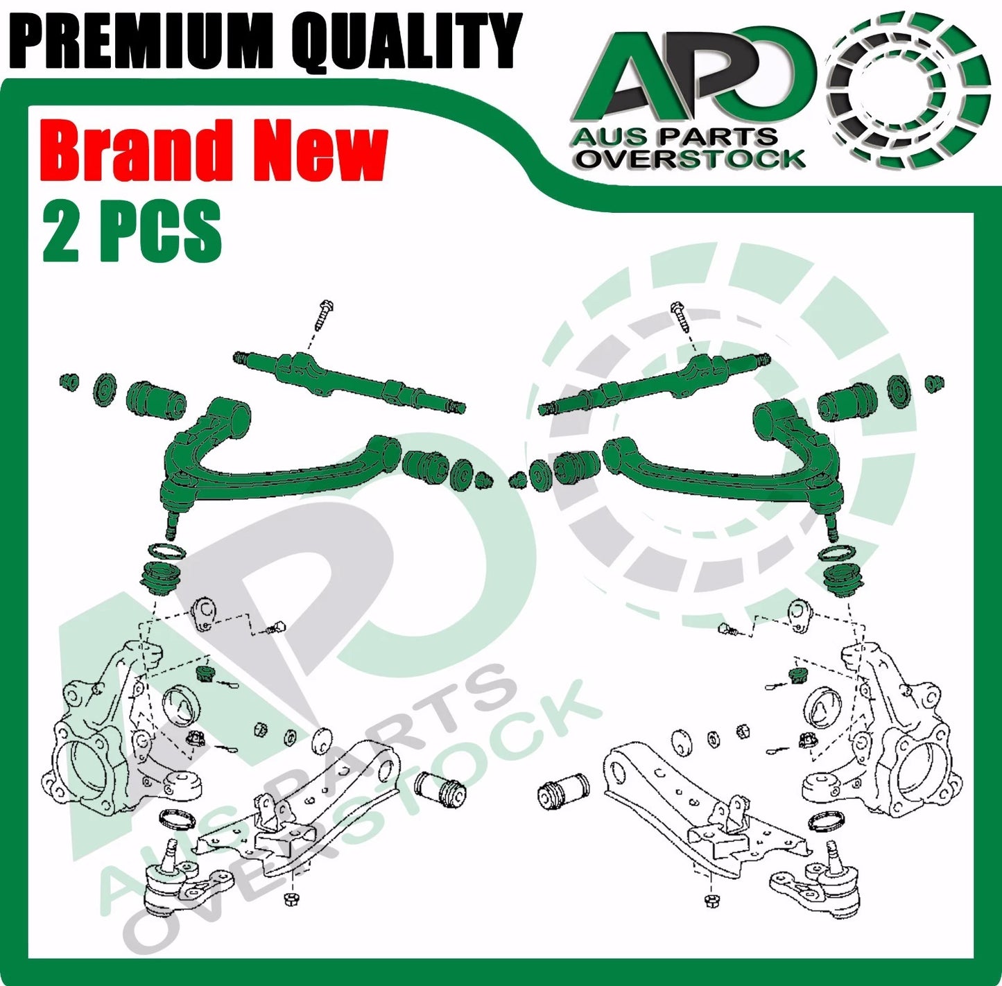 Front Upper Left Right Control Arms Ball Joints For TOYOTA HIACE KDH TRH 2005-On