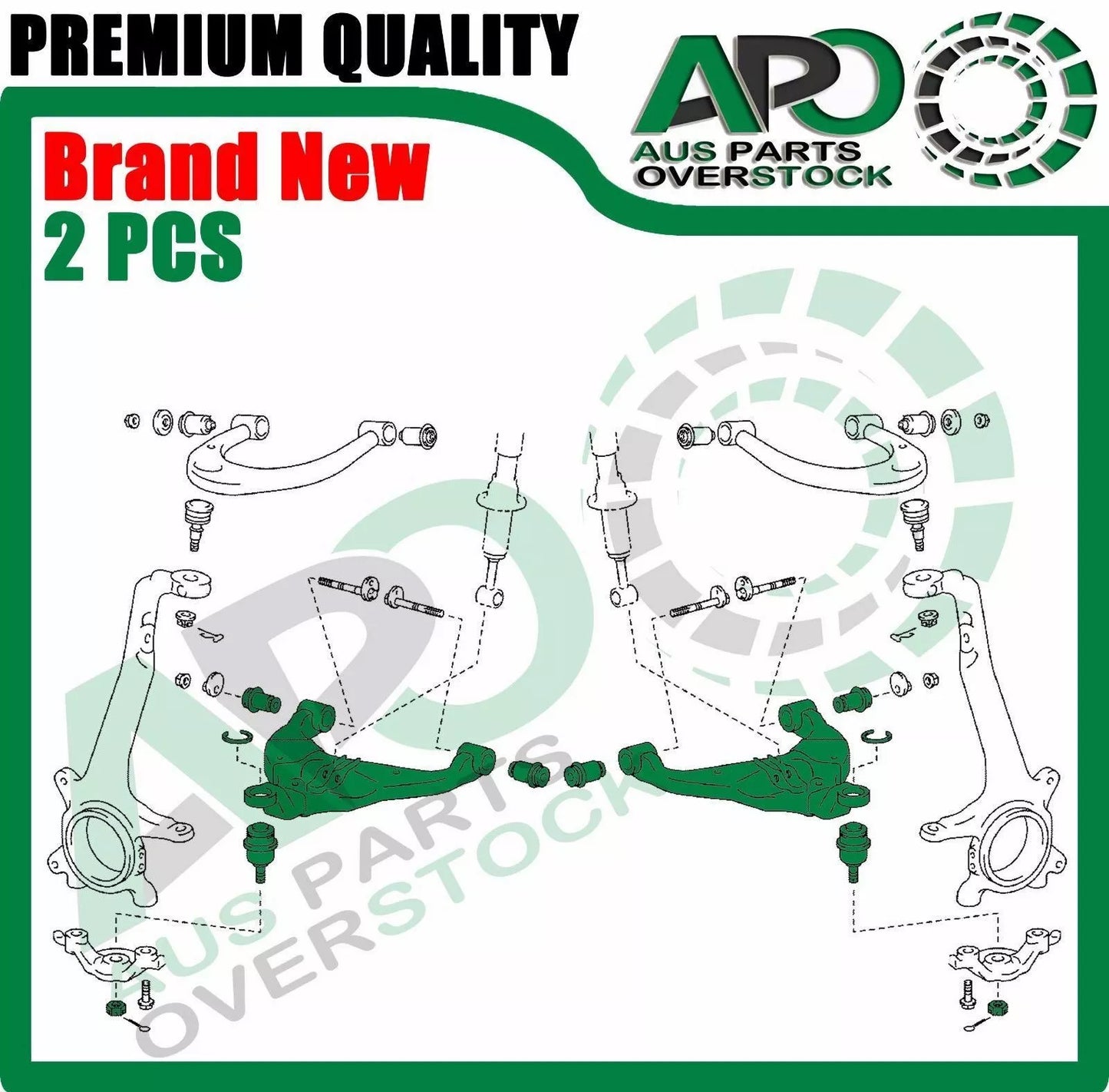 Front Lower Left Right Control Arm For TOYOTA HILUX KUN26 TGN26 GGN25 KUN25 4wd