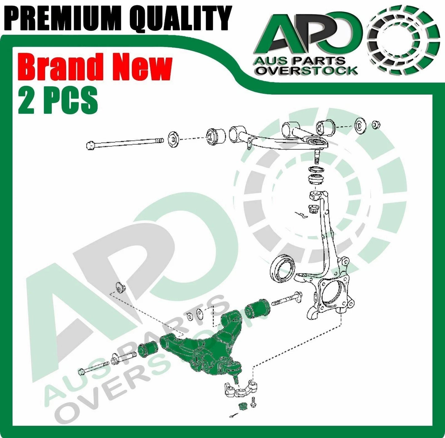 Front Lower Left & Right Control Arms Ball Joints for LEXUS LX460 LX570 URJ201R URJ202