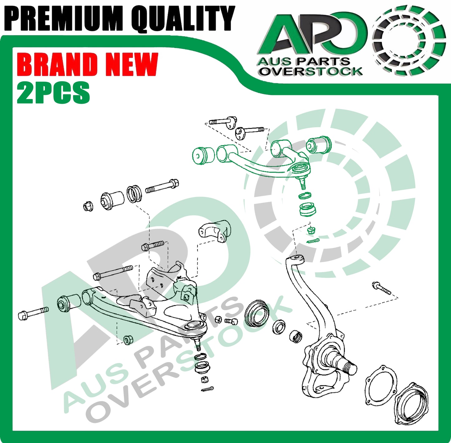 Front Upper Left Right Control Arms For LEXUS LX470 UZJ100 1/1998-8/2007