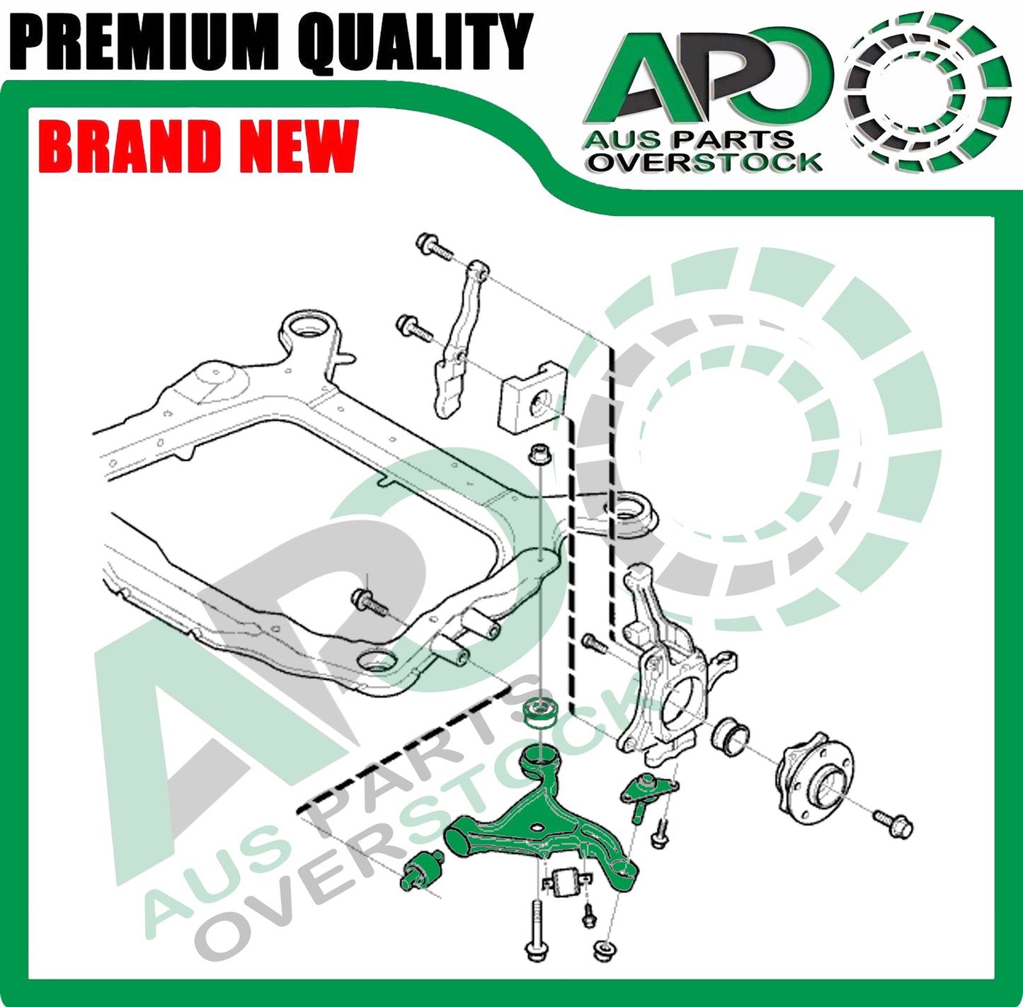 Front Lower Left & Right Control Arms With Ball Joints For VOLVO XC70 P2 295 10/1997-10/2007