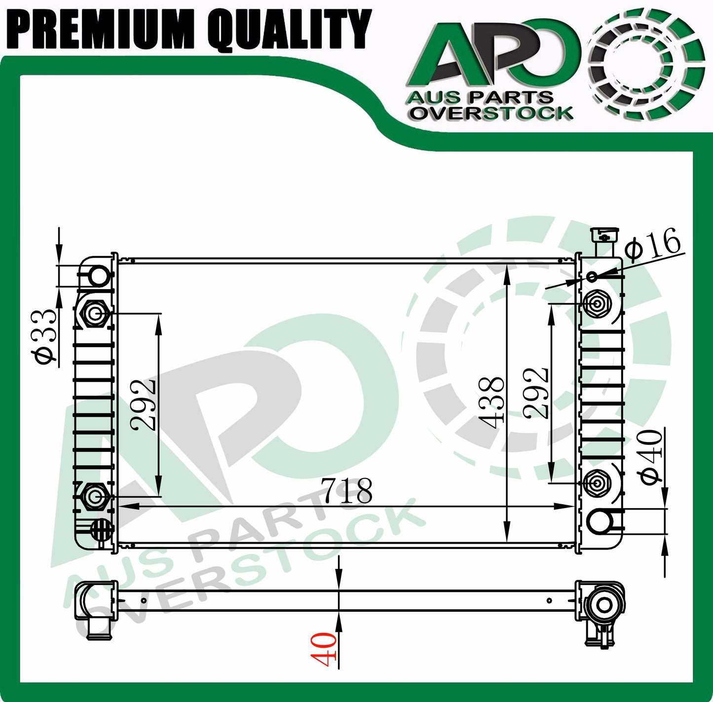 Radiator For Chevrolet Silverado C1500 C2500 C3500 4.3L 5.0L 5.7L 1988-1995