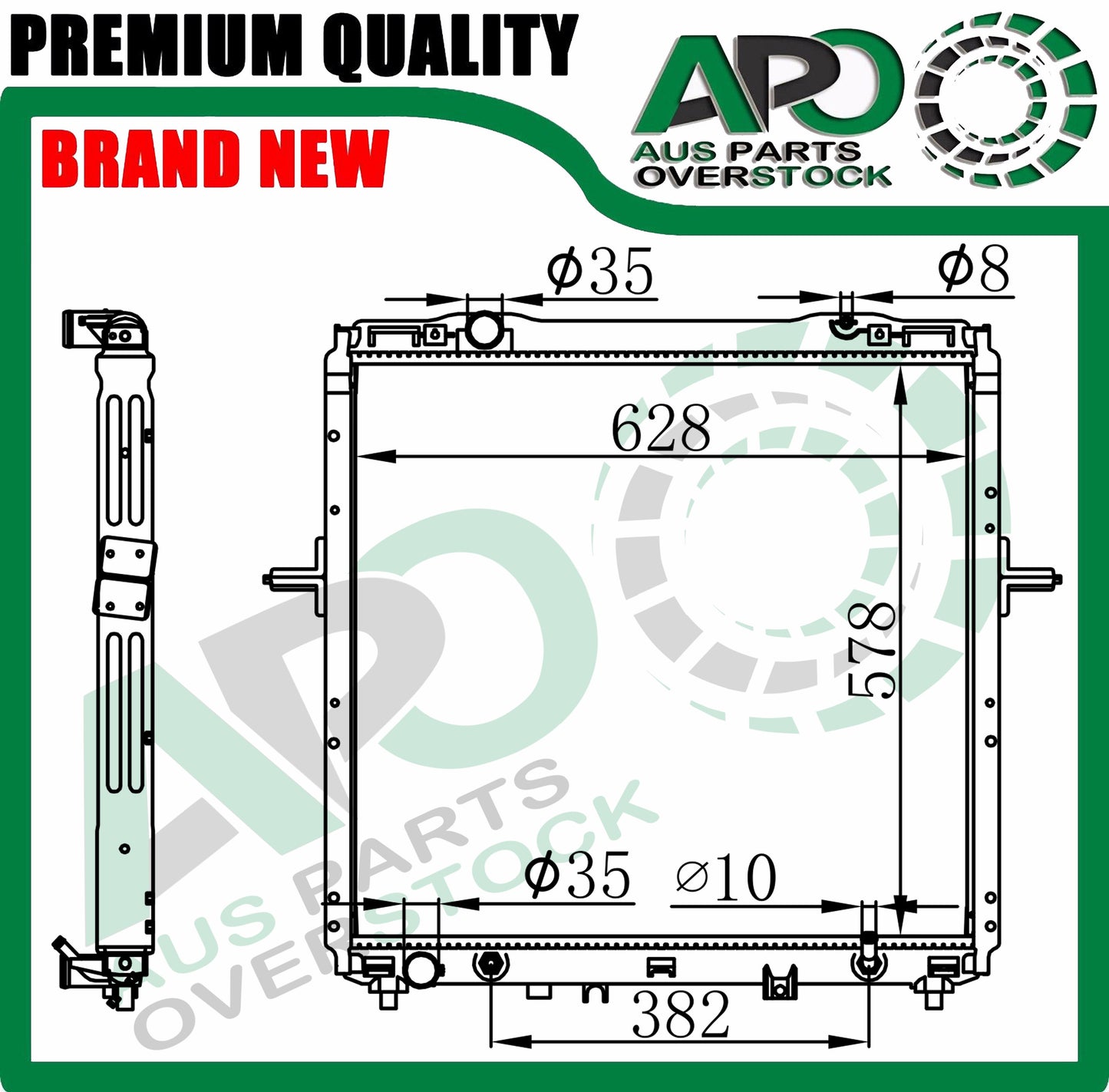 Radiator For KIA Sorento BL V6 3.5L Petrol Auto Manual 8/2002-7/2006