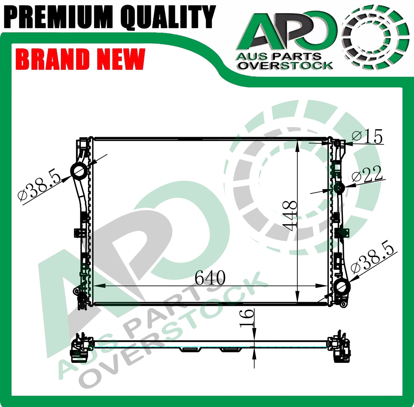 Radiator For MERCEDES E Class A238 C238 W213 E200 E220 Petrol Diesel