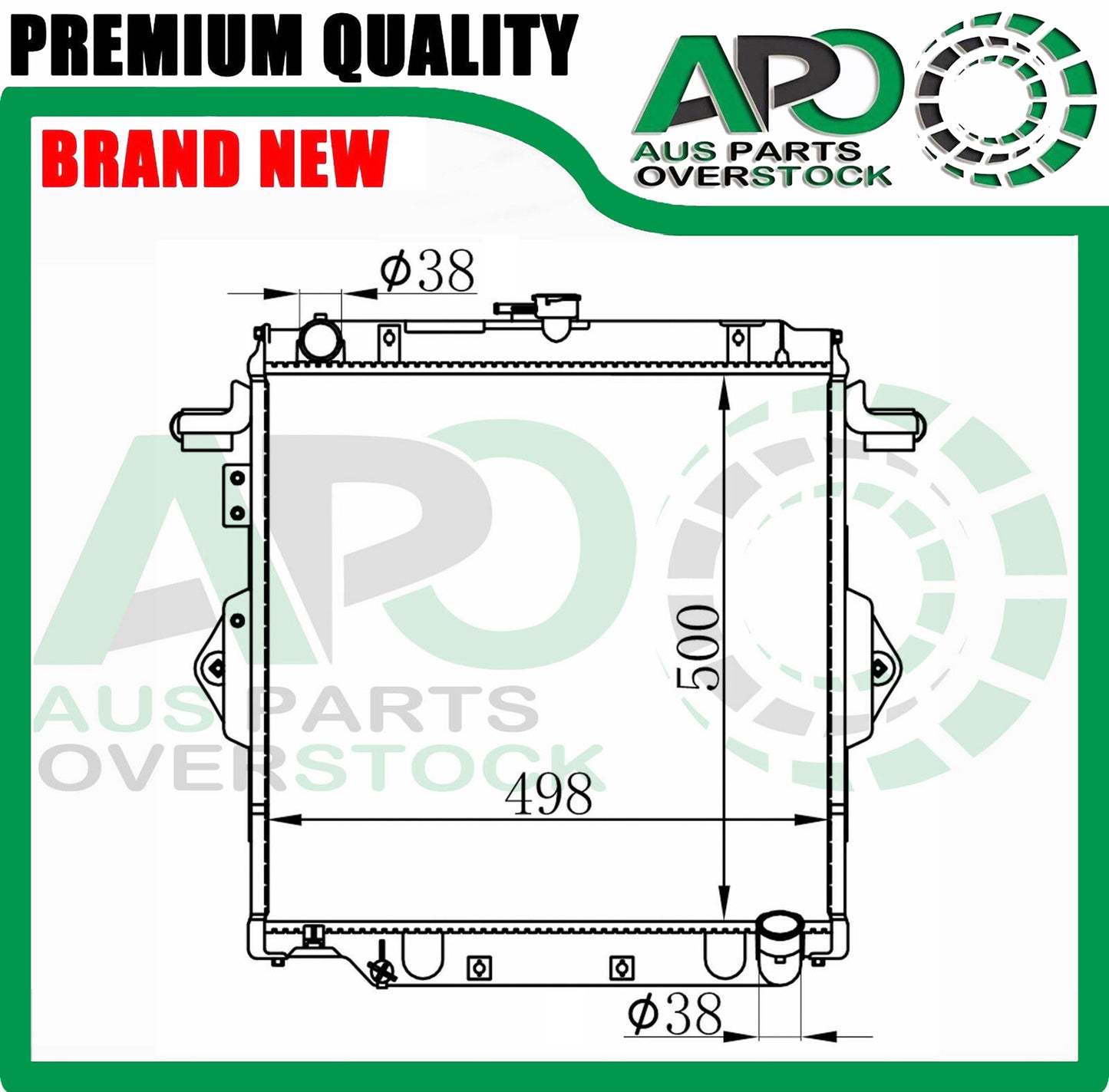 Radiator For Toyota Landcruiser HZJ78 HZJ79 70 Series 1985-2006