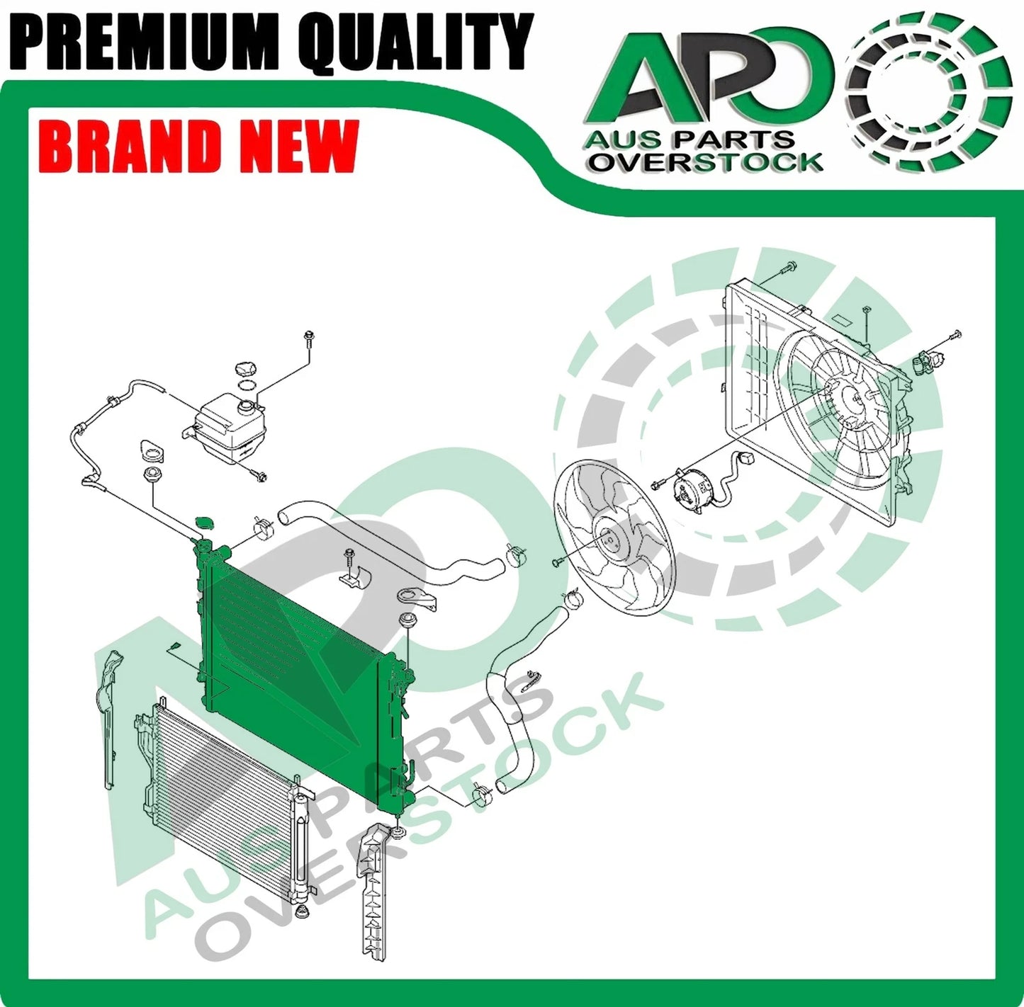 Radiator For KIA Sportage SL Auto Manual 2L 2.4L Petrol 2013-15