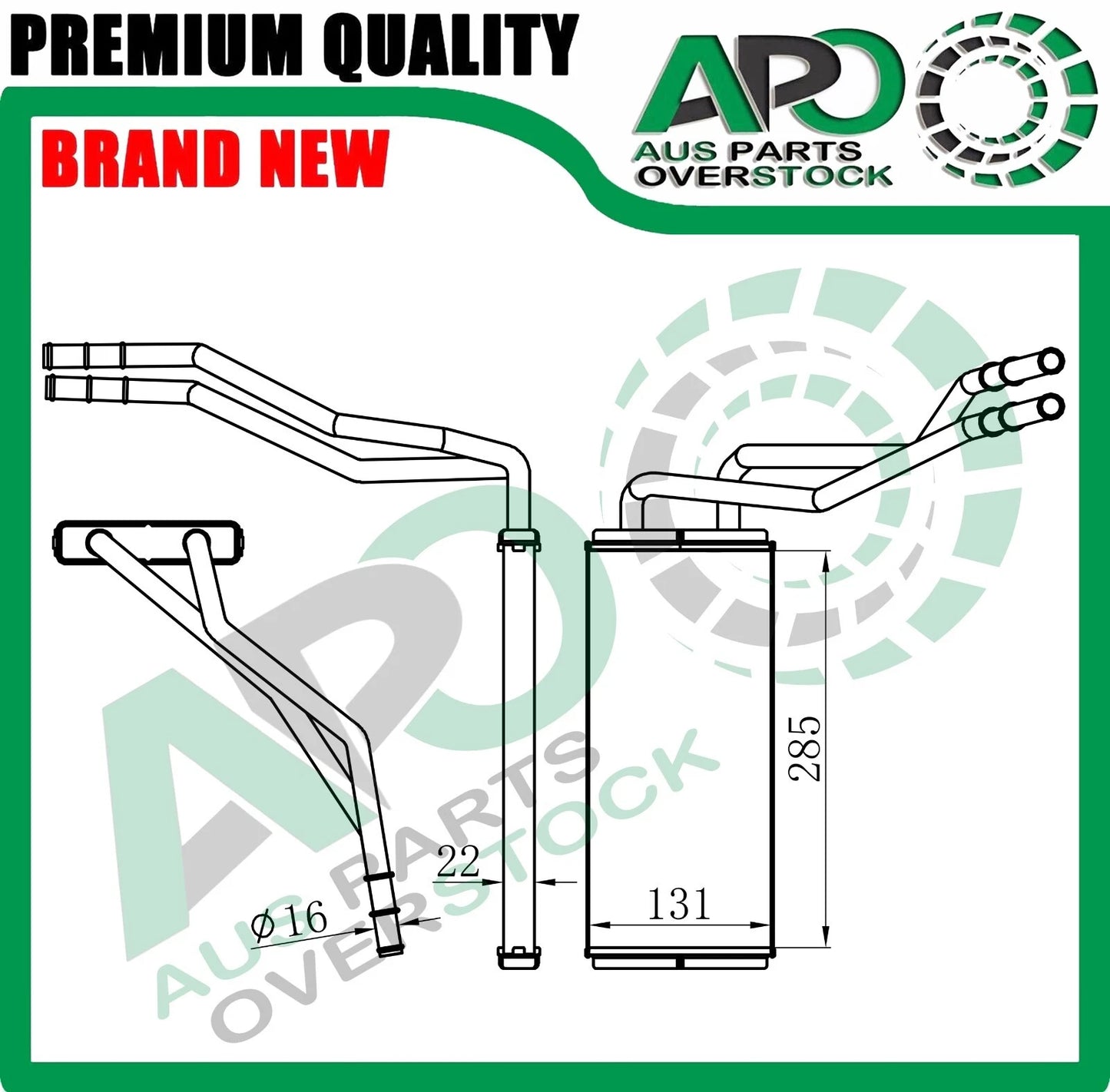 Heater Core For Holden COMMODORE VE VF V6 V8 2006-10/2015