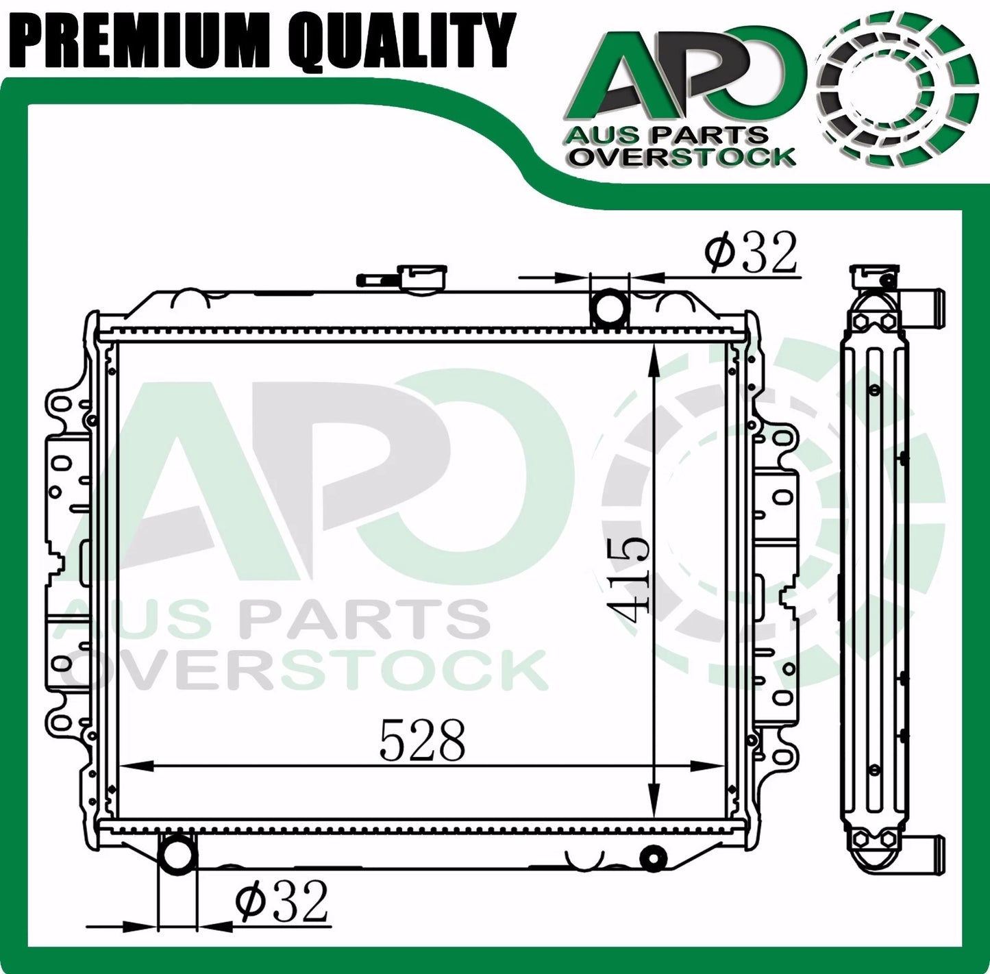 Radiator HOLDEN RODEO TF G3 G6 G7 2.6L Petrol Manual 1988-2002