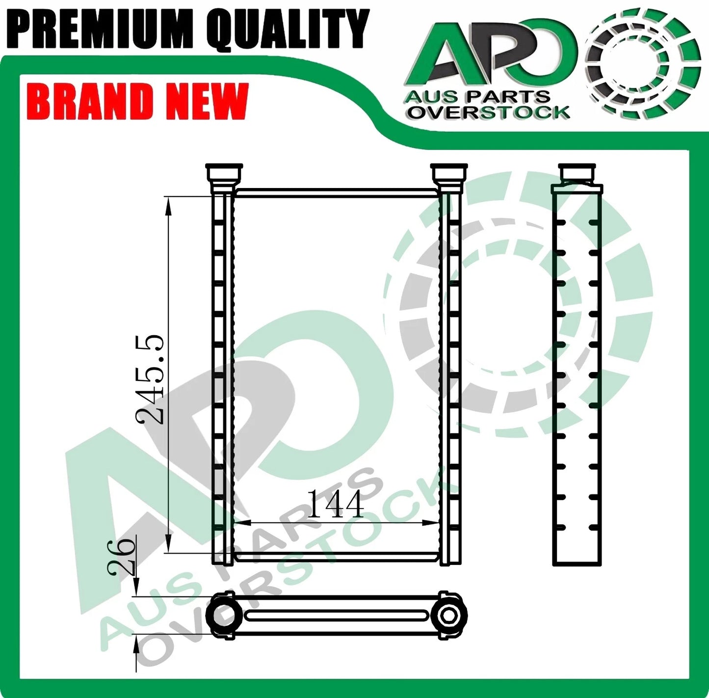 Heater Core BMW 3 SERIES E90 E91 E92 E93 6/2005-12/2012