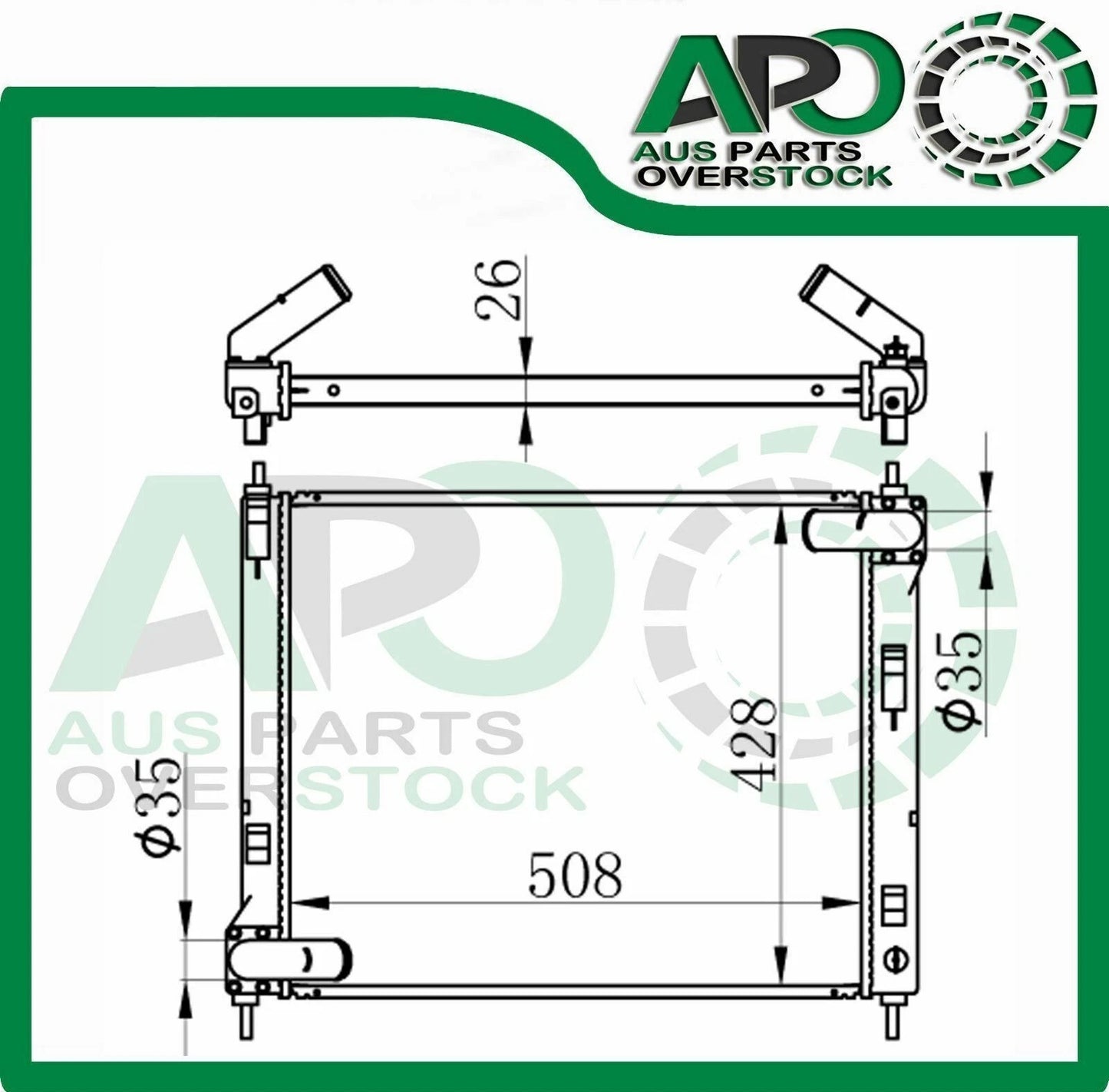 Radiator For NISSAN Juke F15 1.6 Turbo Petrol Auto Manual 2010-On