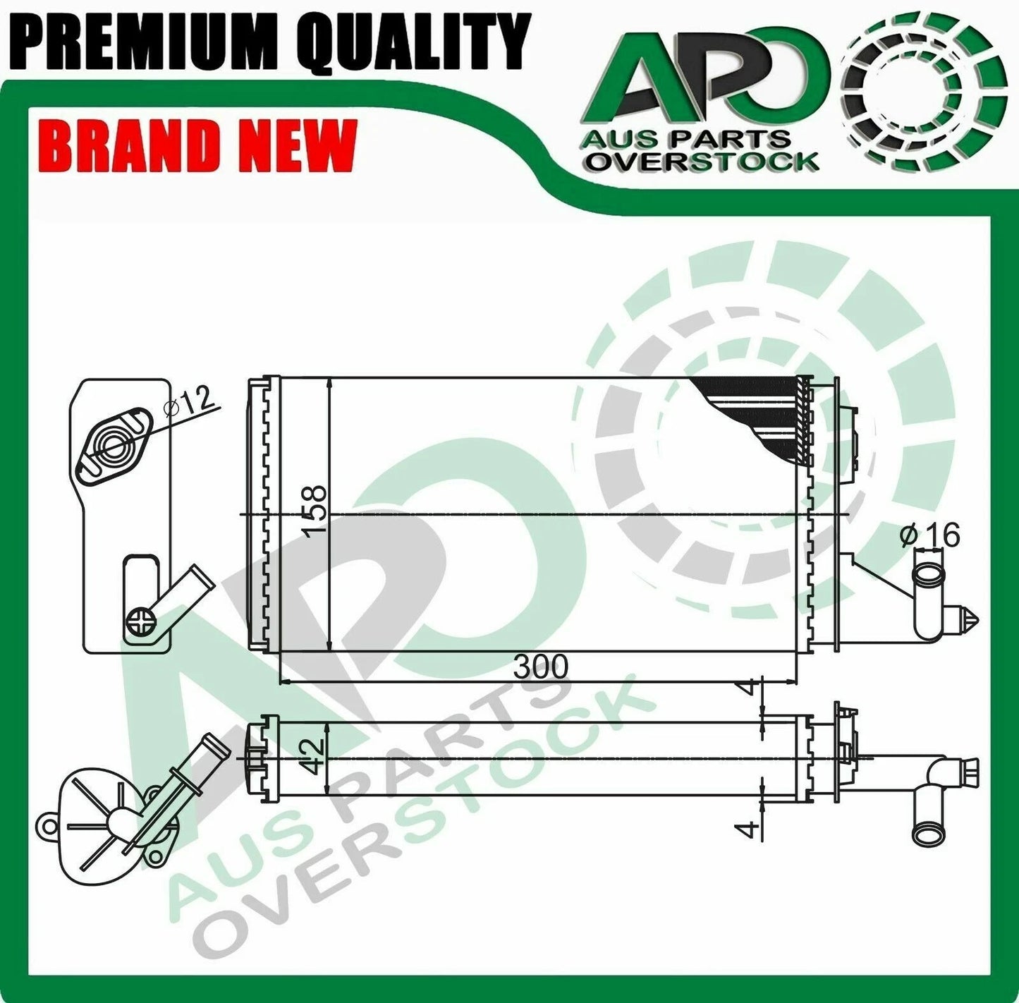 Heater Core For IVECO Daily II Diesel 9/1989-On