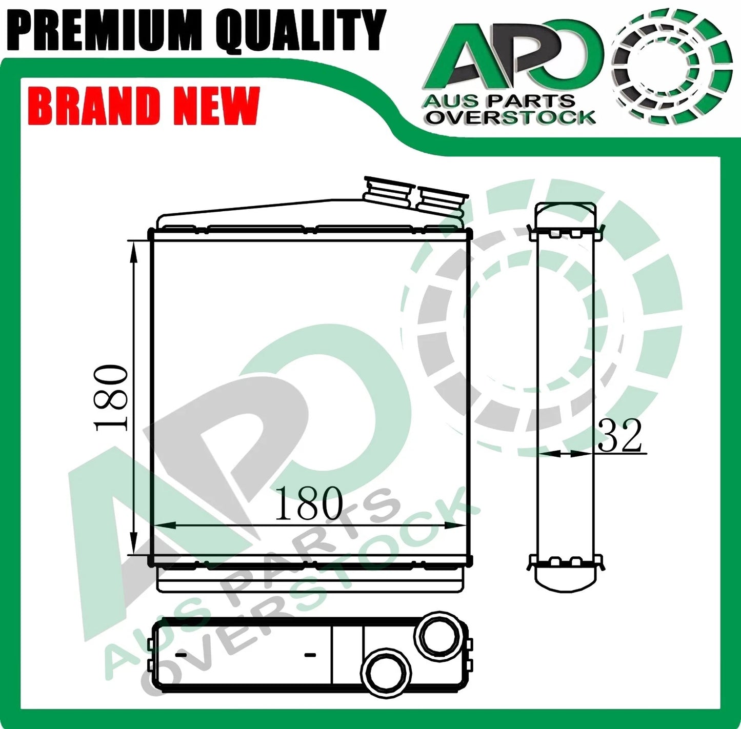 Heater Core For VOLVO S60 II 134 4/2010-12/2018