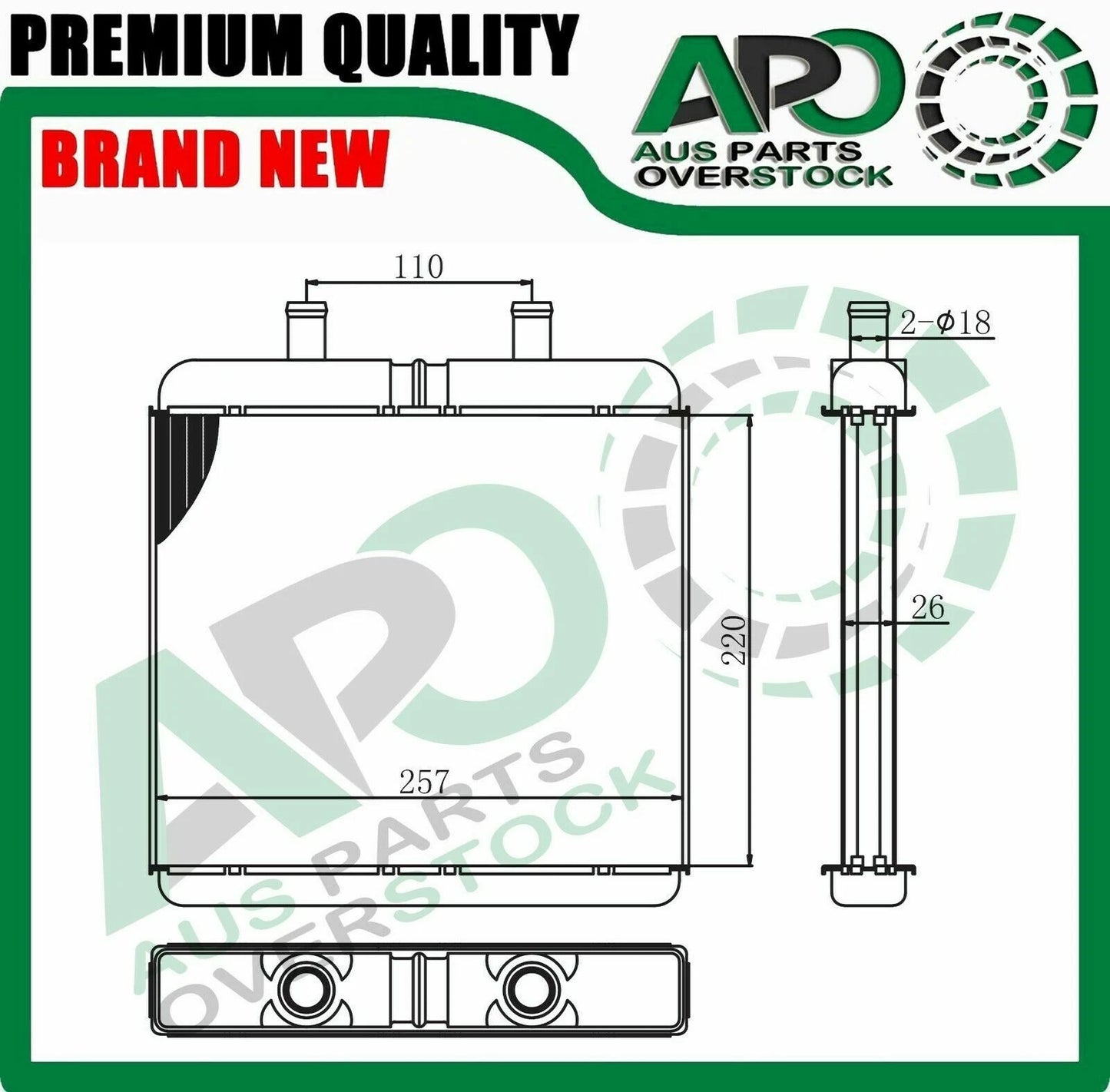 Heater Core For IVECO Daily III 29L 35C 35S 40C 45C 50C Diesel 9/1999-On