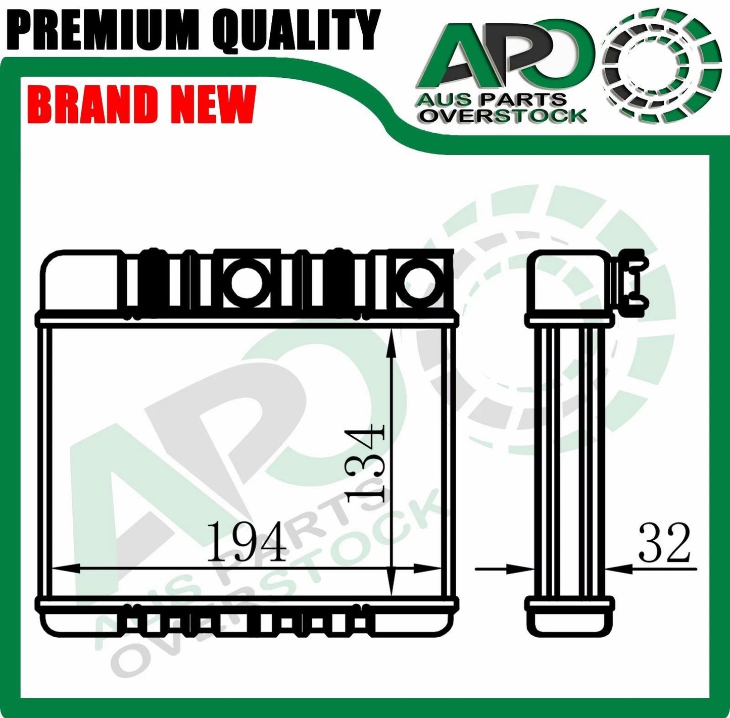 Heater Core For BMW E46 316i 318i 318d 320i 320d 323i 325i 328i 330d 330i M3