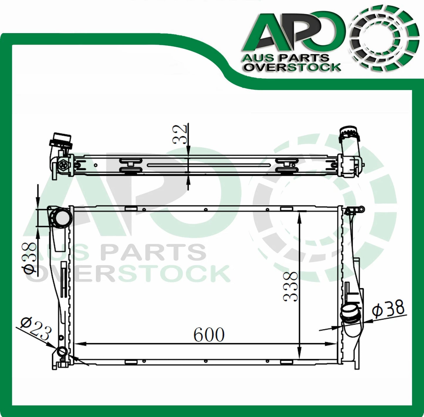 Radiator For BMW Z4 E89 sDrive 18i 20i 28i 35i 2009-On