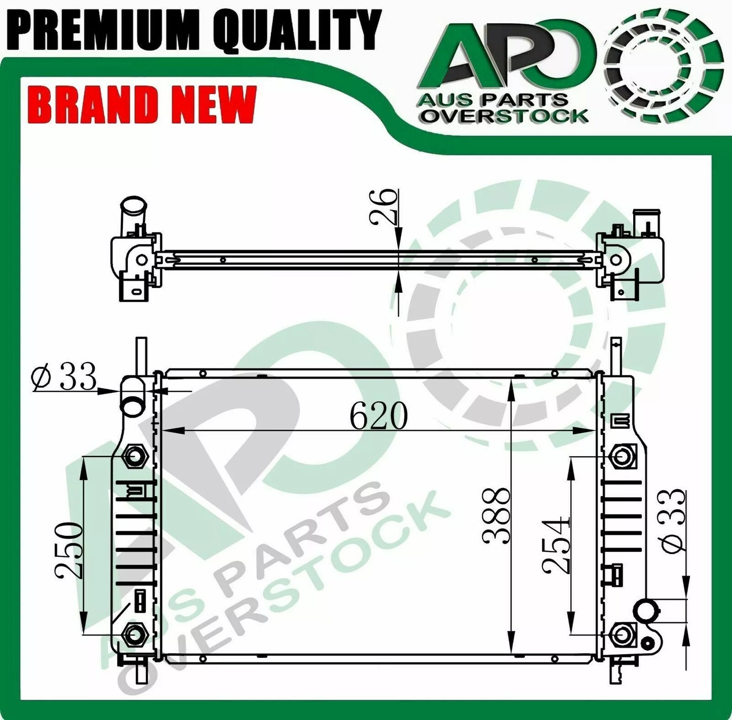 Radiator For FORD MONDEO FD GD HA HB 1.6L 1.8L 2.0L Petrol 1992-9/2000