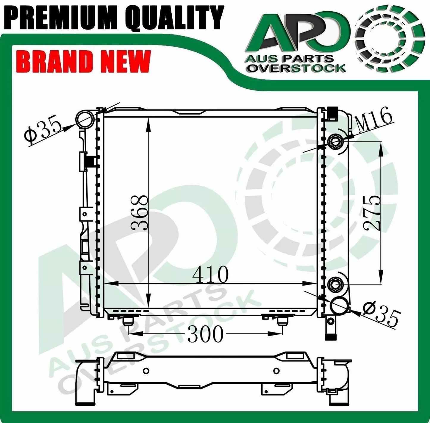 Radiator For Mercedes W124 200E 220E 230E Auto Manual 9/1984-7/1993