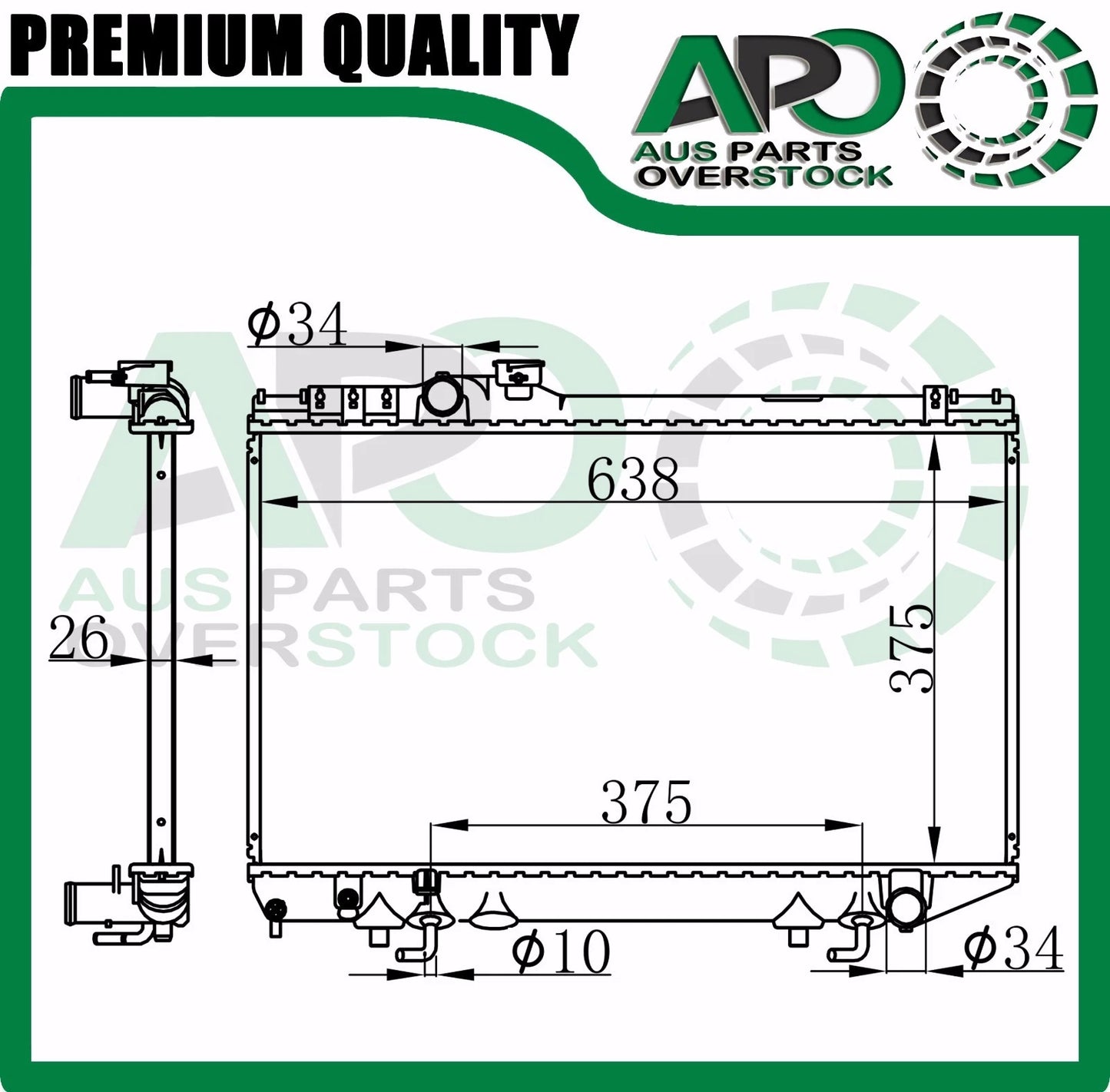Radiator for Toyota SUPRA MA70 MA71 3.0L 3/1986-05/1993 Auto Manual