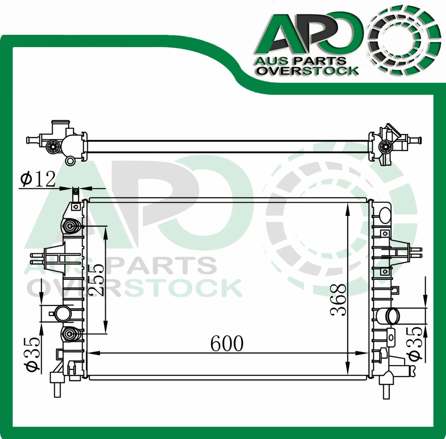 Radiator For HOLDEN ASTRA AH Petrol Auto & Manual 10/2004-On