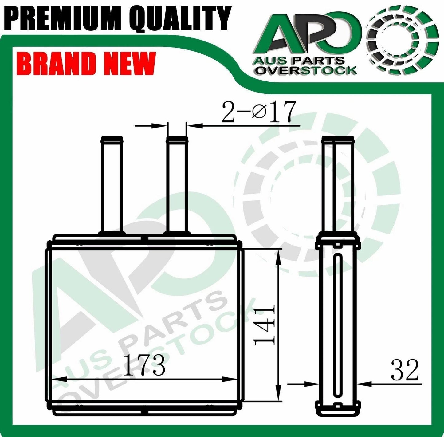 Heater Core For MAZDA 121 Metro 1995-On